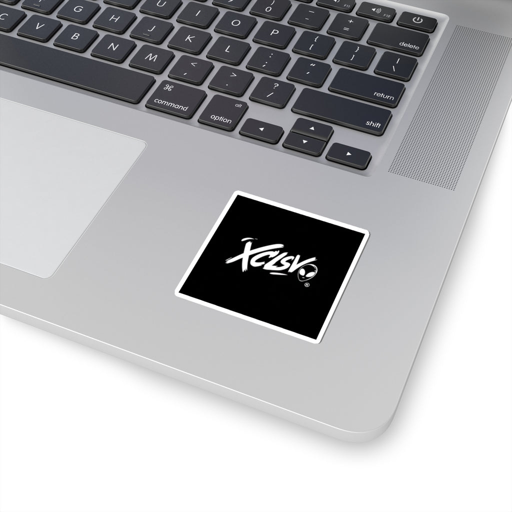XCLSV MVRSIANO Logo Sticker — Black Decal for Laptops & Gear