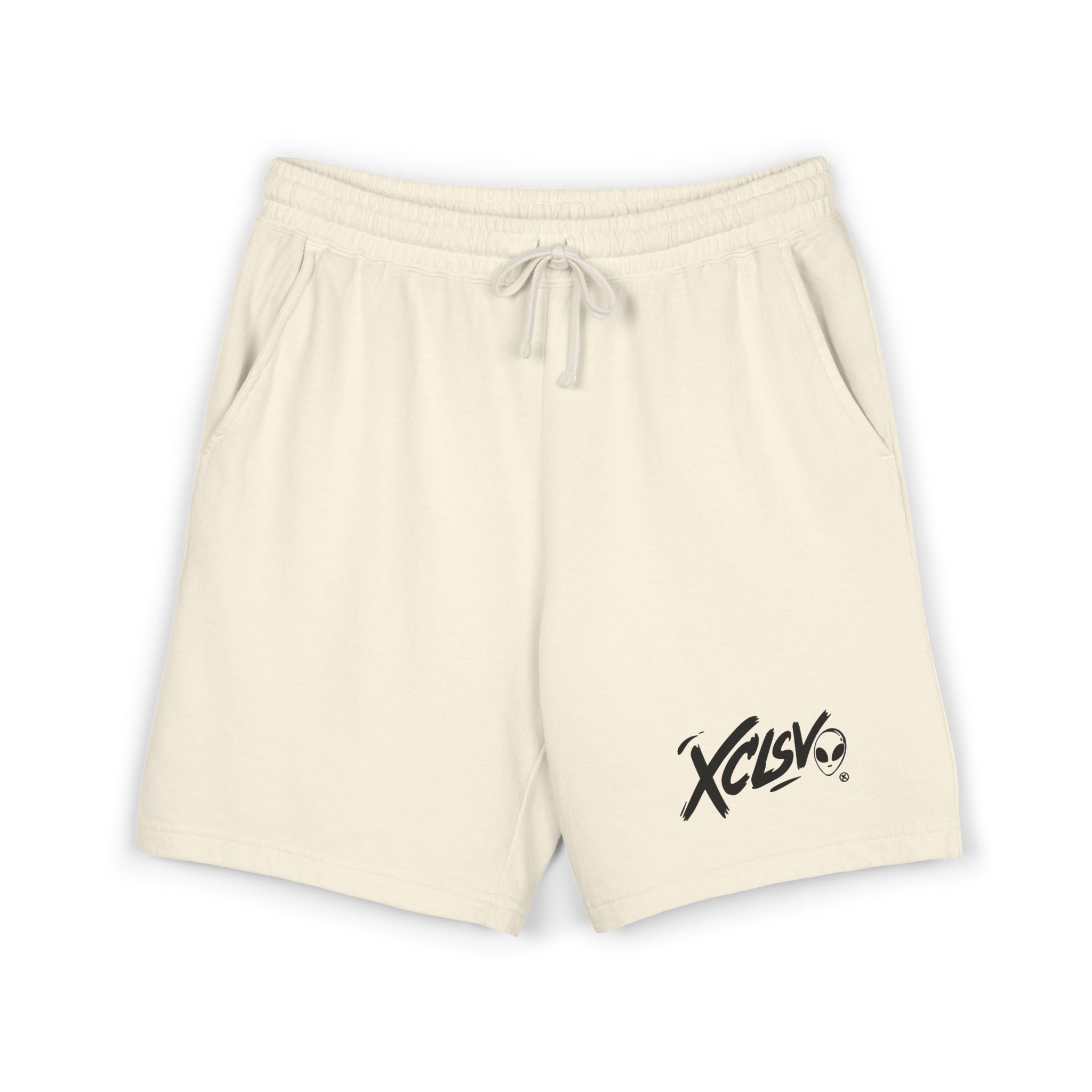 XCISV Logo Sweat Shorts — Garment-Dyed Lightweight Fleece