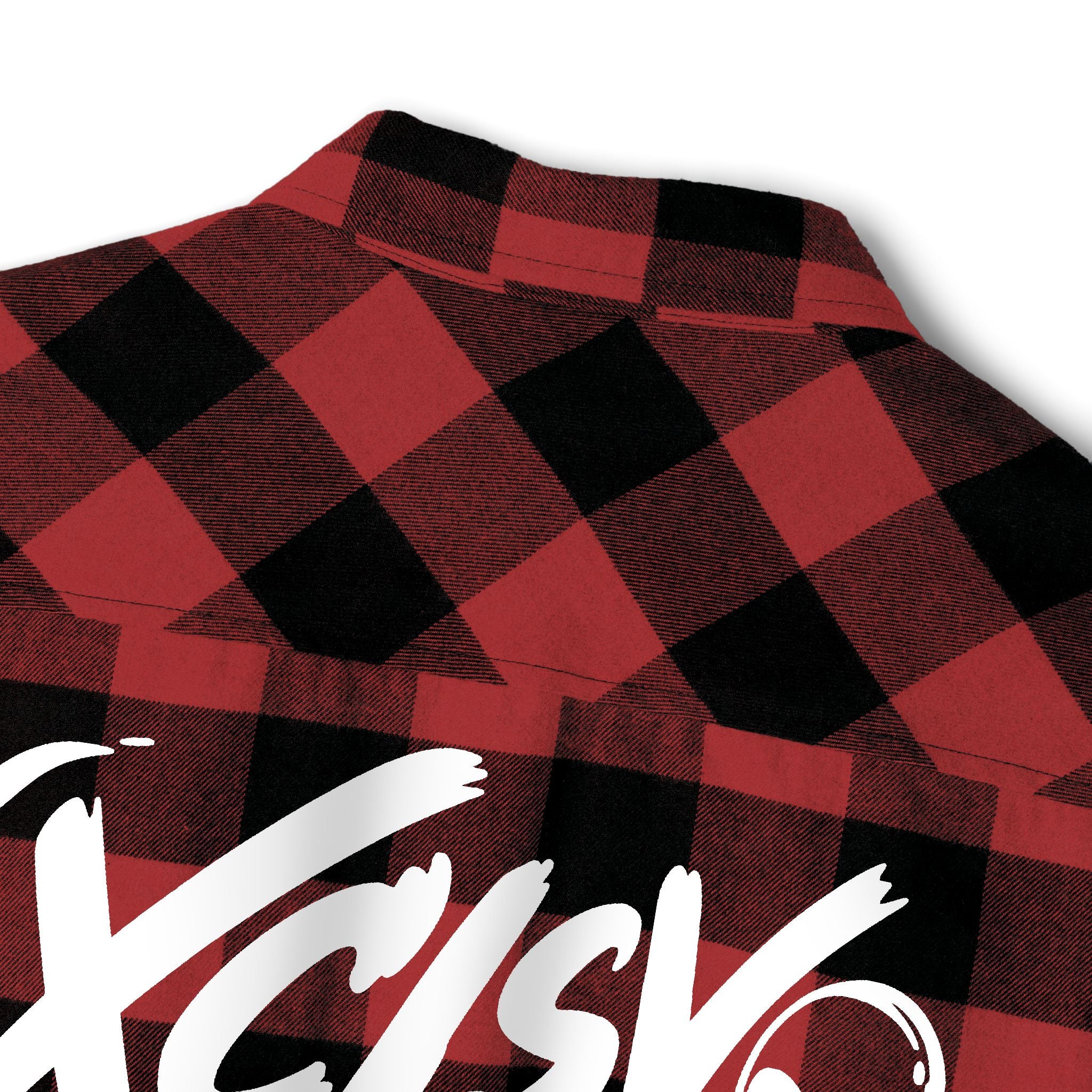 Plaid Flannel Shirt — Back Logo 'XCLSV' Streetwear
