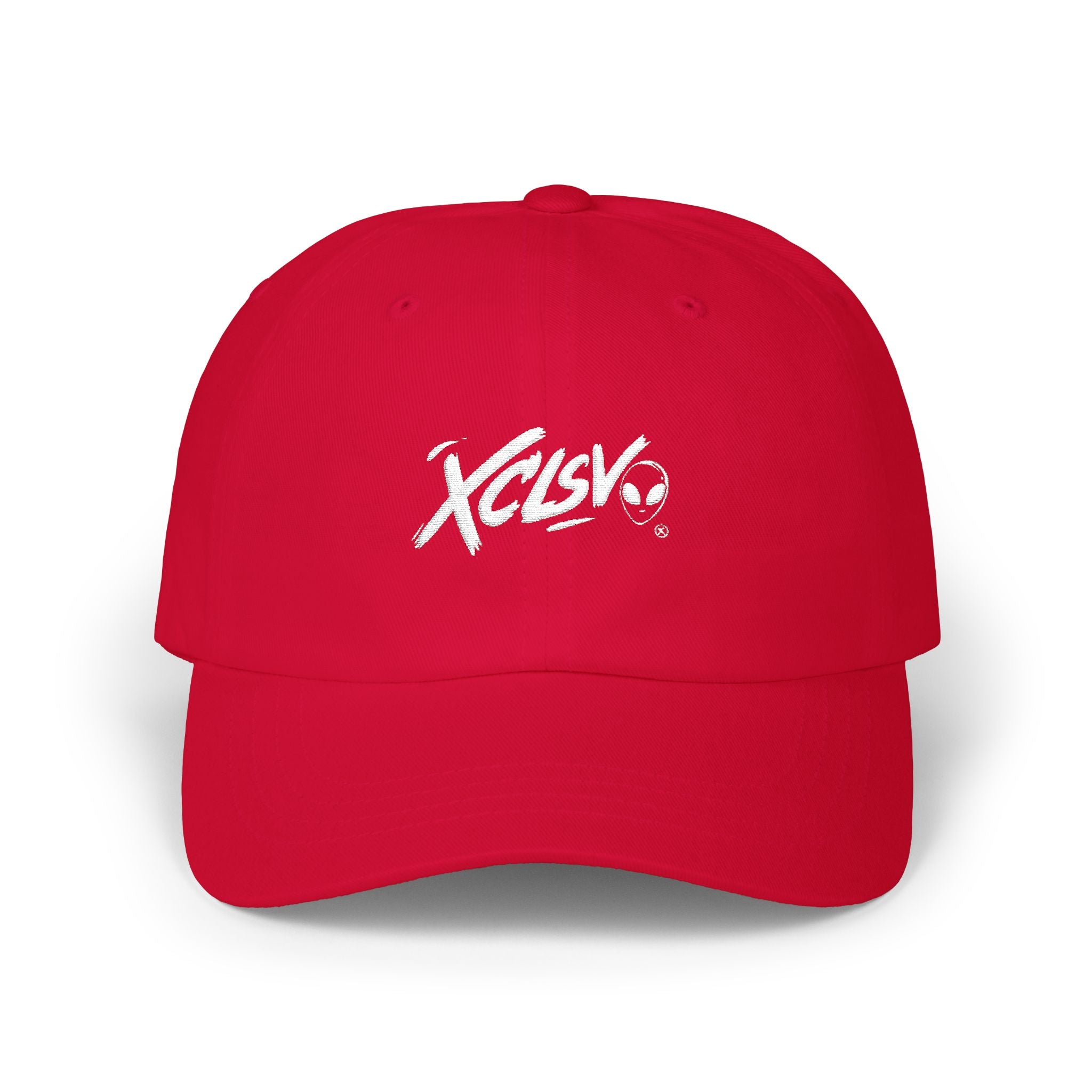 Embroidered 'XCLSV' Classic Dad Cap — Vintage Streetwear Baseball Hat