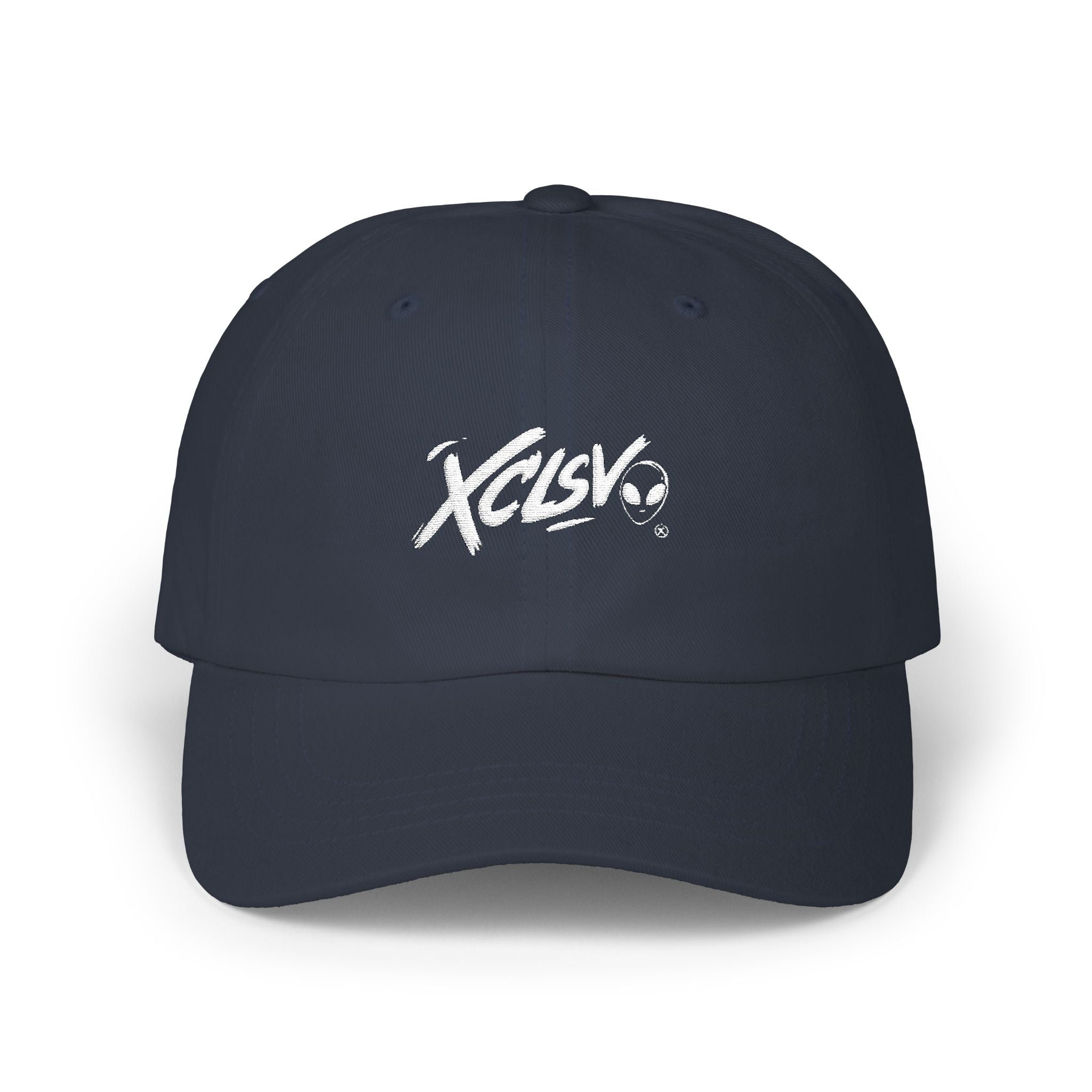 Embroidered 'XCLSV' Classic Dad Cap — Vintage Streetwear Baseball Hat