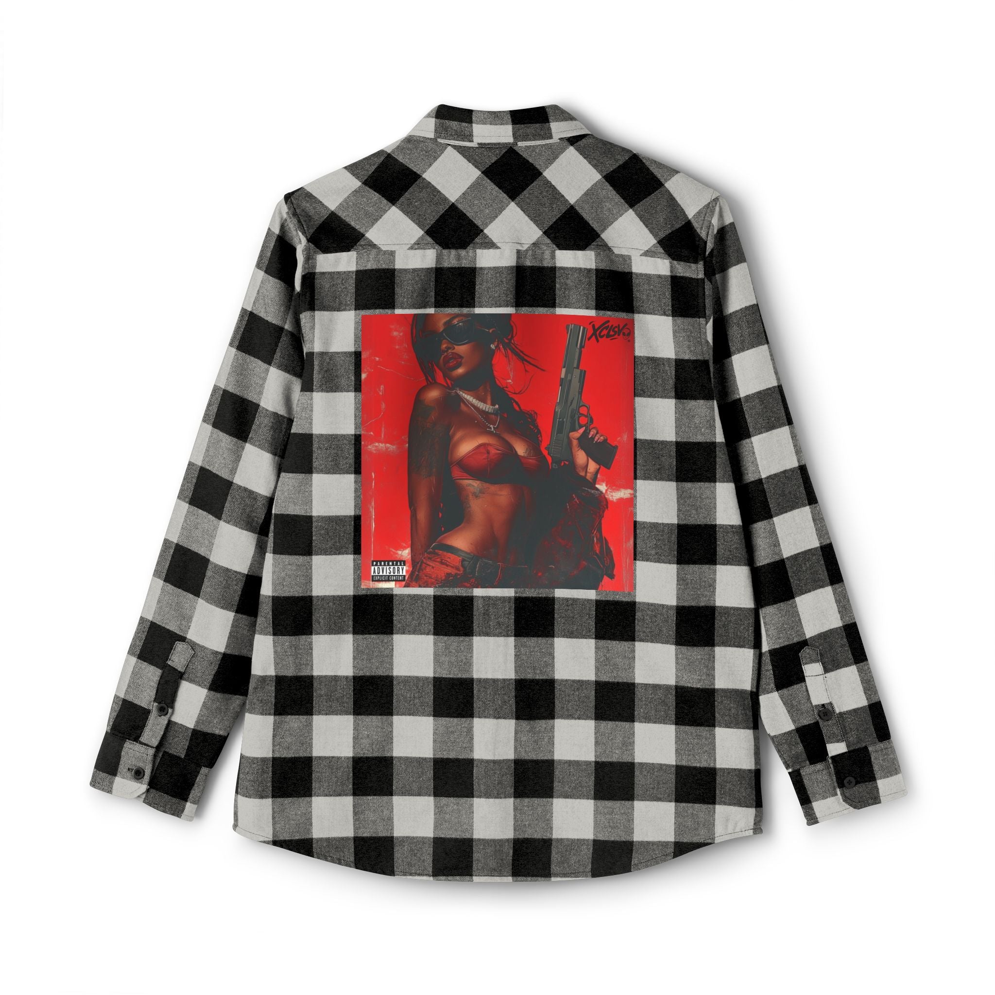 XCLSV La Glock Plaid Flannel Shirt