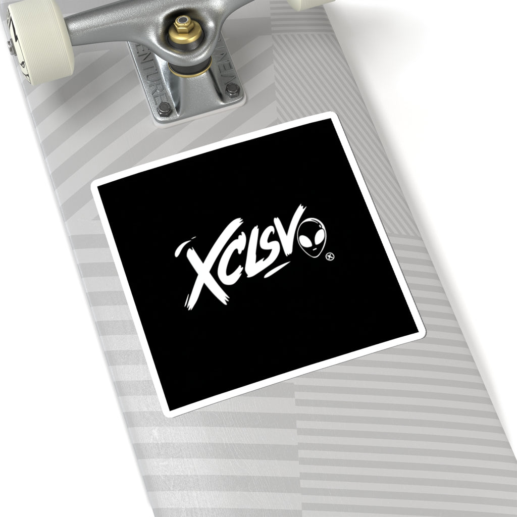 XCLSV MVRSIANO Logo Sticker — Black Decal for Laptops & Gear