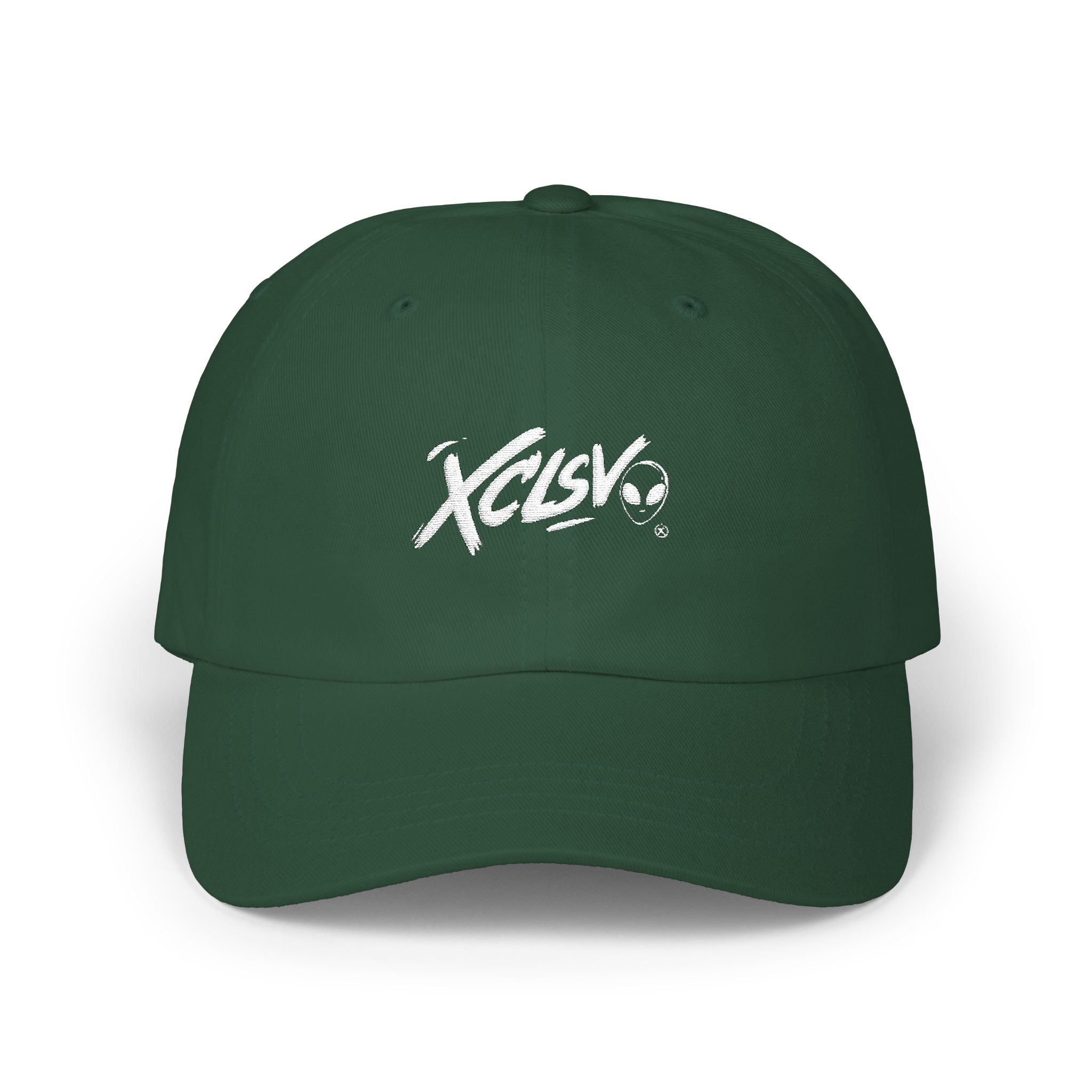 Embroidered 'XCLSV' Classic Dad Cap — Vintage Streetwear Baseball Hat