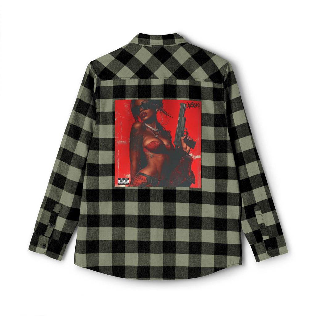 XCLSV La Glock Plaid Flannel Shirt