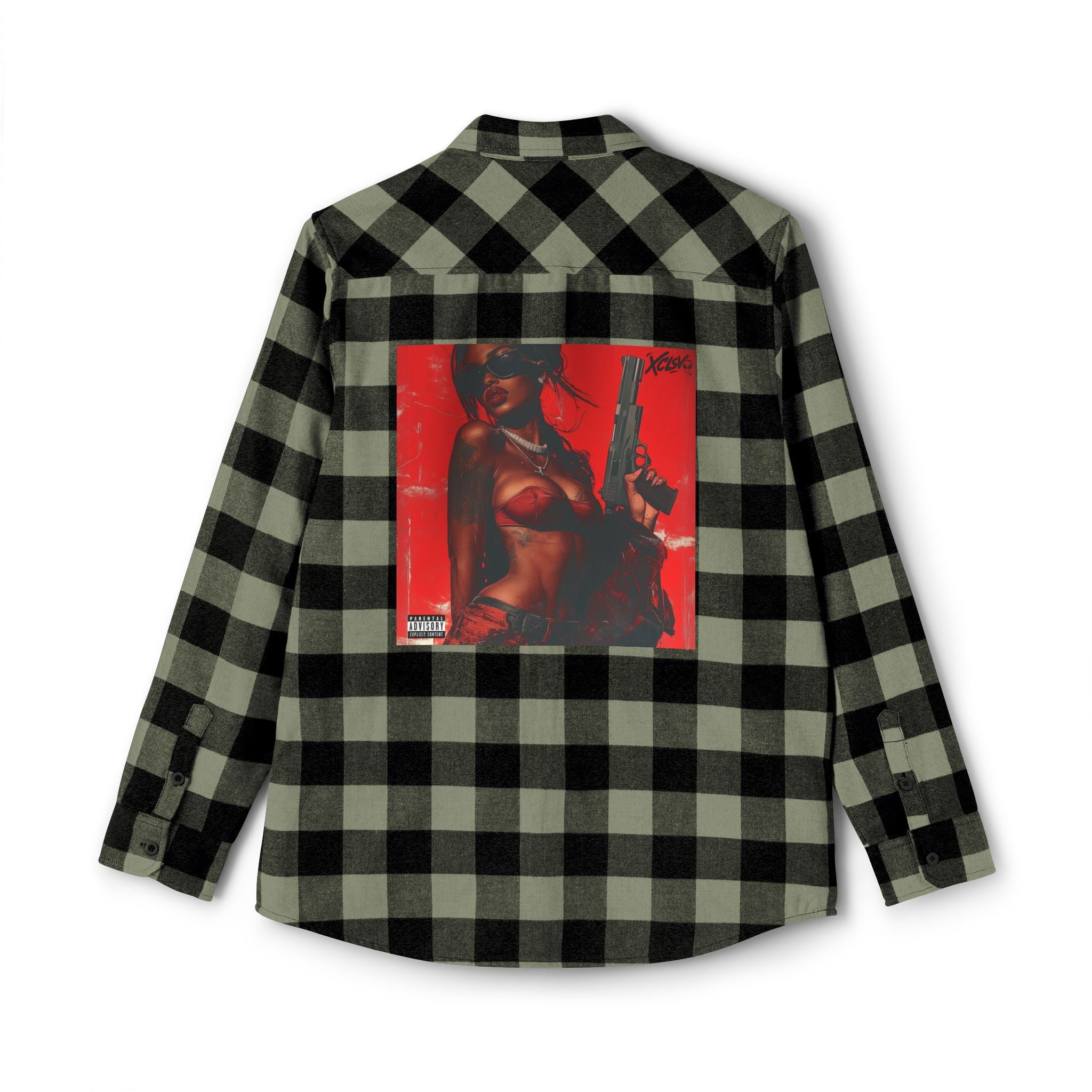 XCLSV La Glock Plaid Flannel Shirt