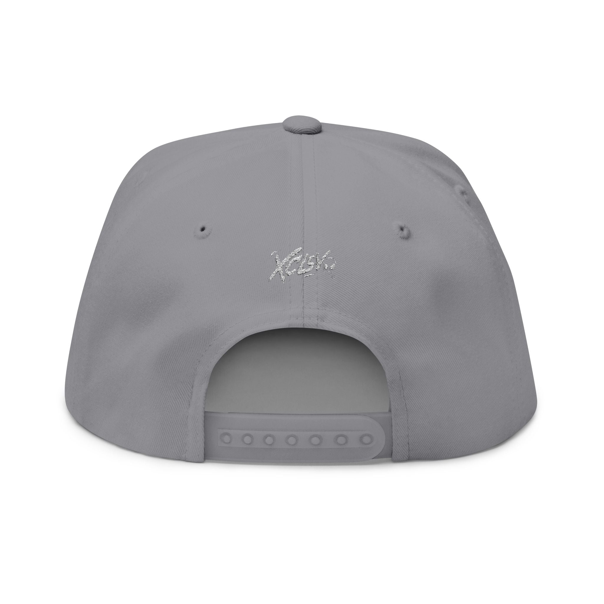 Embroidered Flat Bill Cap — Distressed Mvrsiano Logo Snapback
