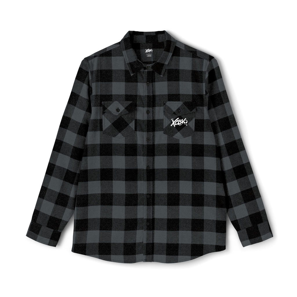 XCLSV La Glock Plaid Flannel Shirt