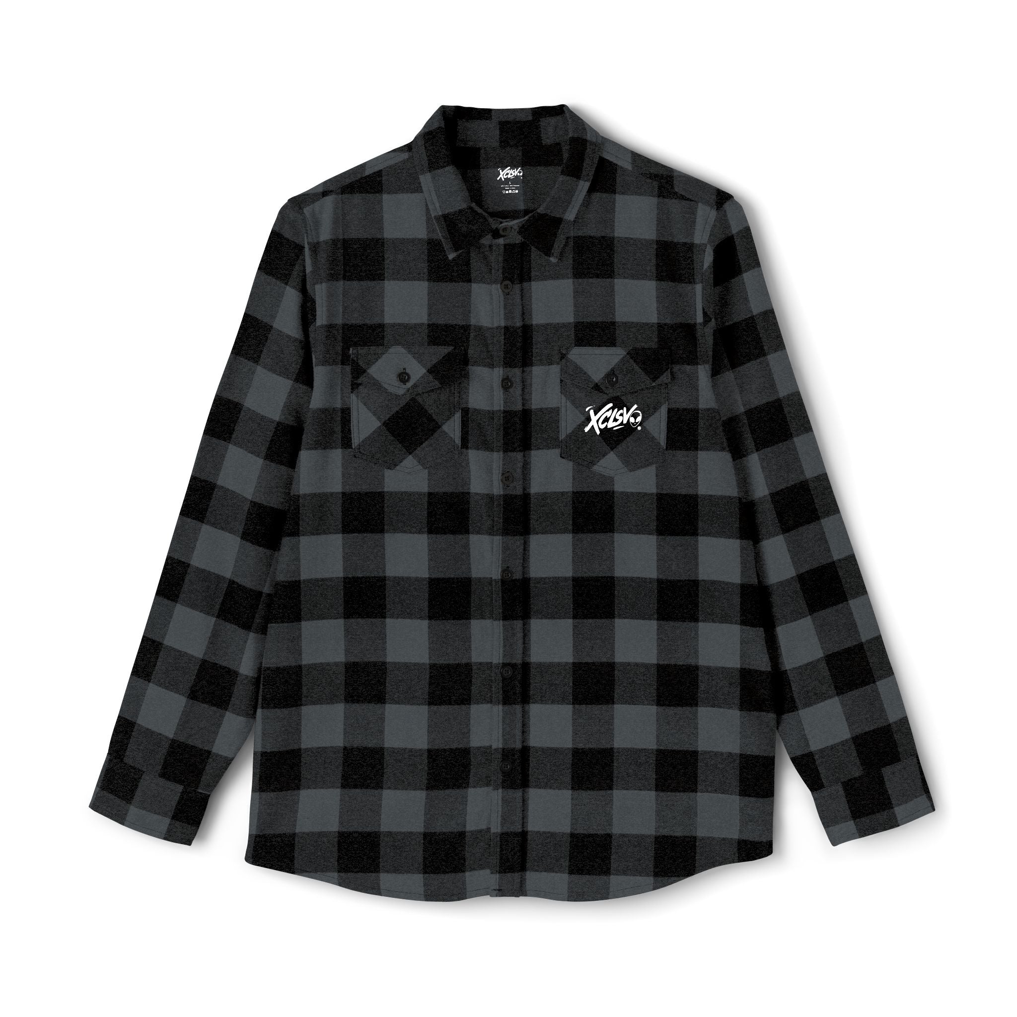 XCLSV La Glock Plaid Flannel Shirt