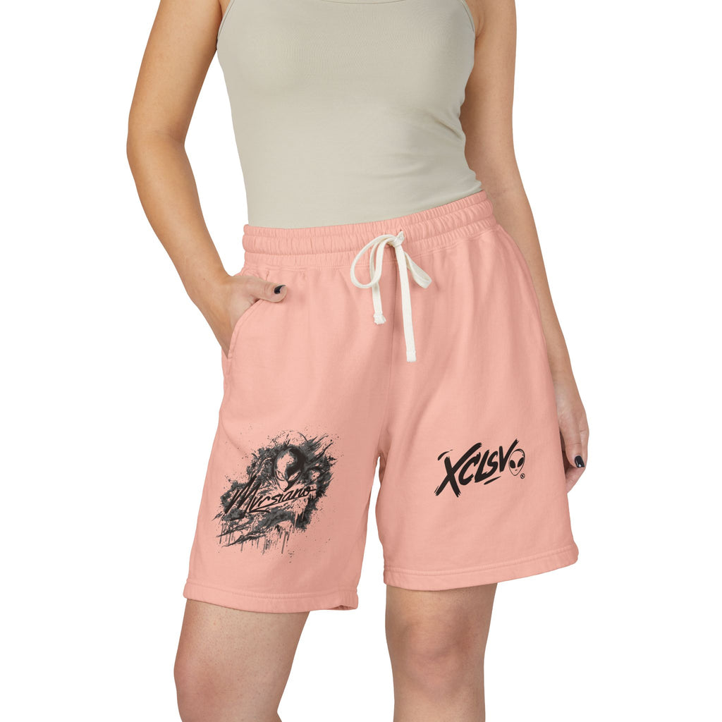 Sweat Shorts — Streetwear Graphic 'XCLSV' Mvrsiano Fleece Lounge Shorts