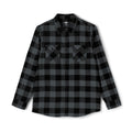 Plaid Flannel Shirt — Back Logo 'XCLSV' Streetwear