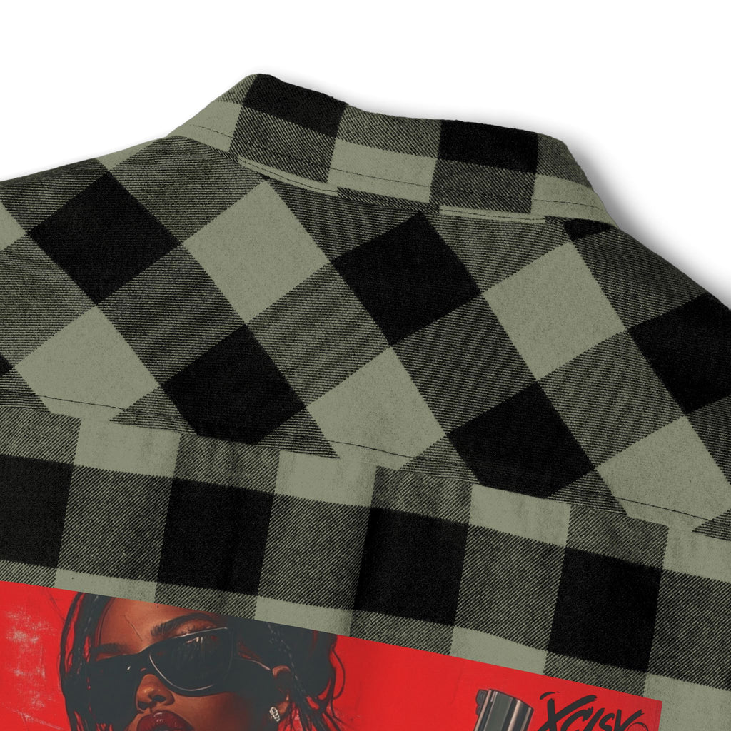 XCLSV La Glock Plaid Flannel Shirt