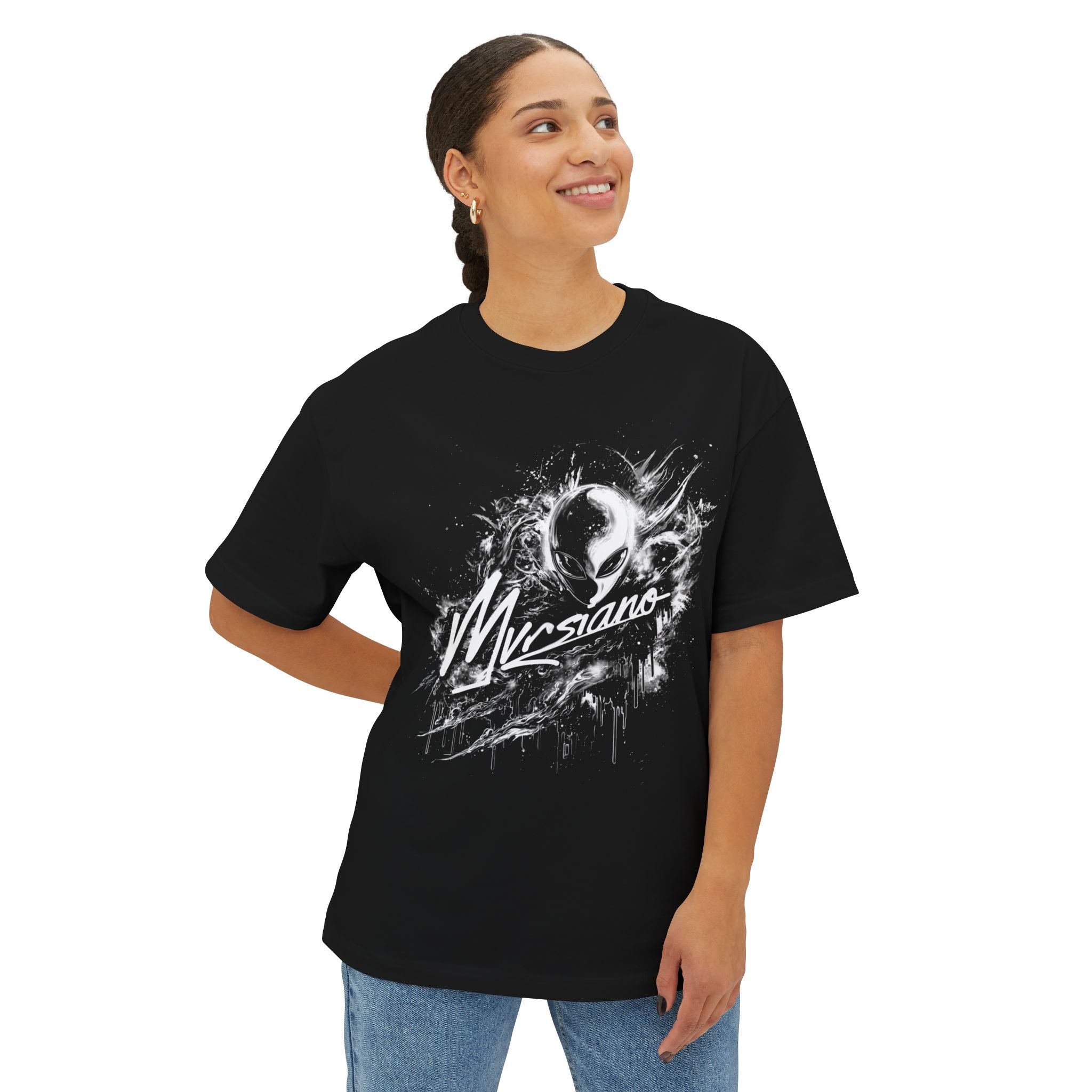 Mvrsiano Graffiti Boxy Tee — Streetwear Graphic T‑Shirt