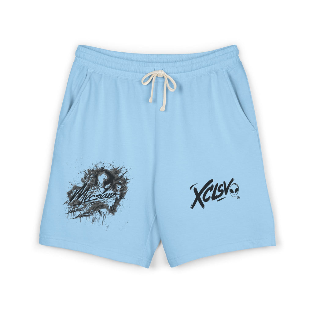 Sweat Shorts — Streetwear Graphic 'XCLSV' Mvrsiano Fleece Lounge Shorts
