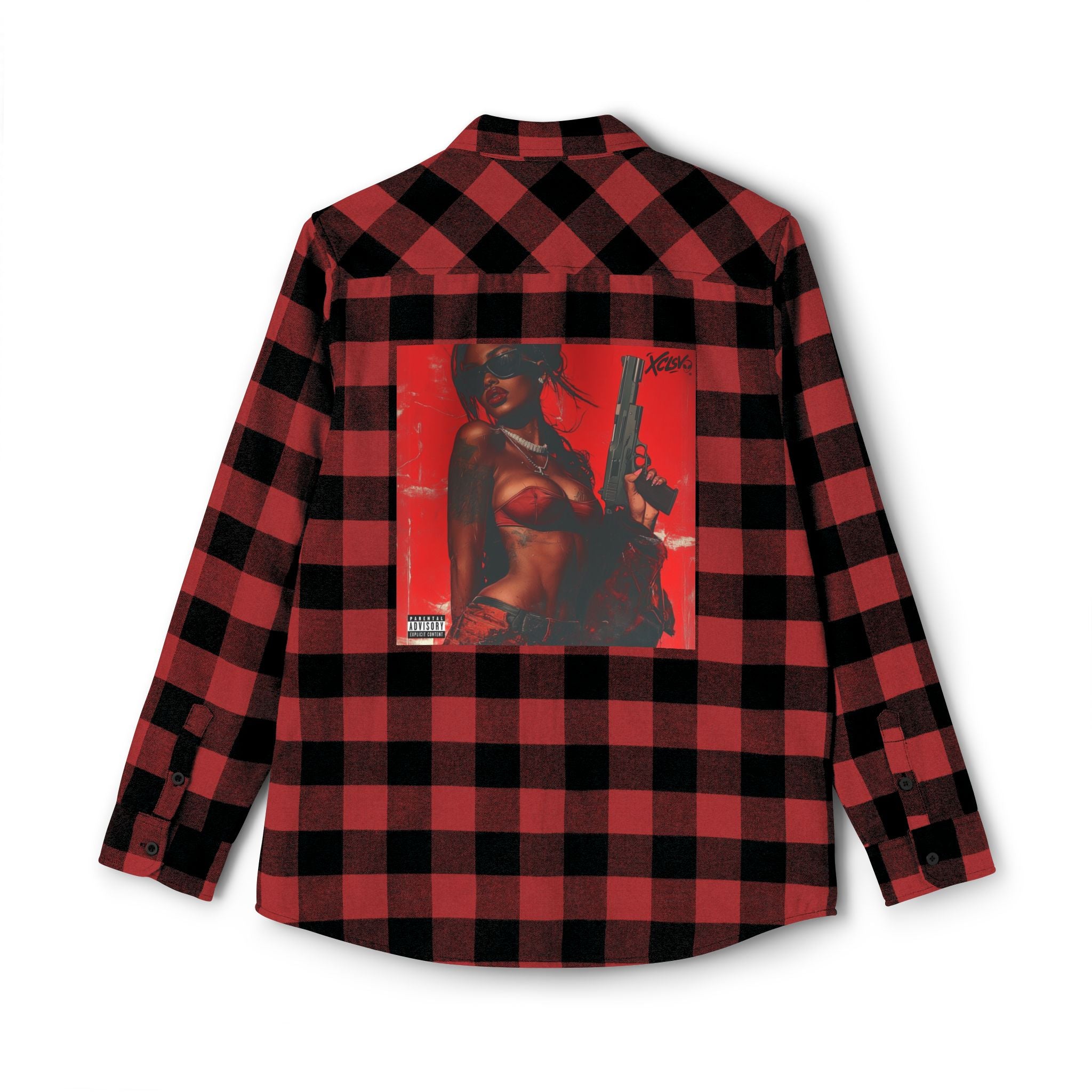 XCLSV La Glock Plaid Flannel Shirt