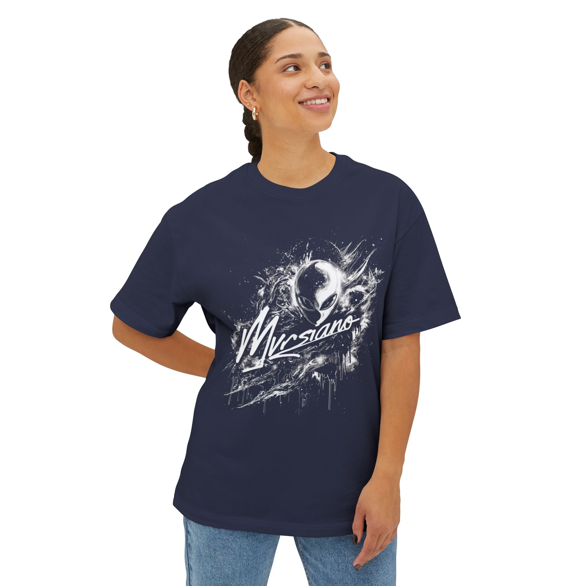 Mvrsiano Graffiti Boxy Tee — Streetwear Graphic T‑Shirt