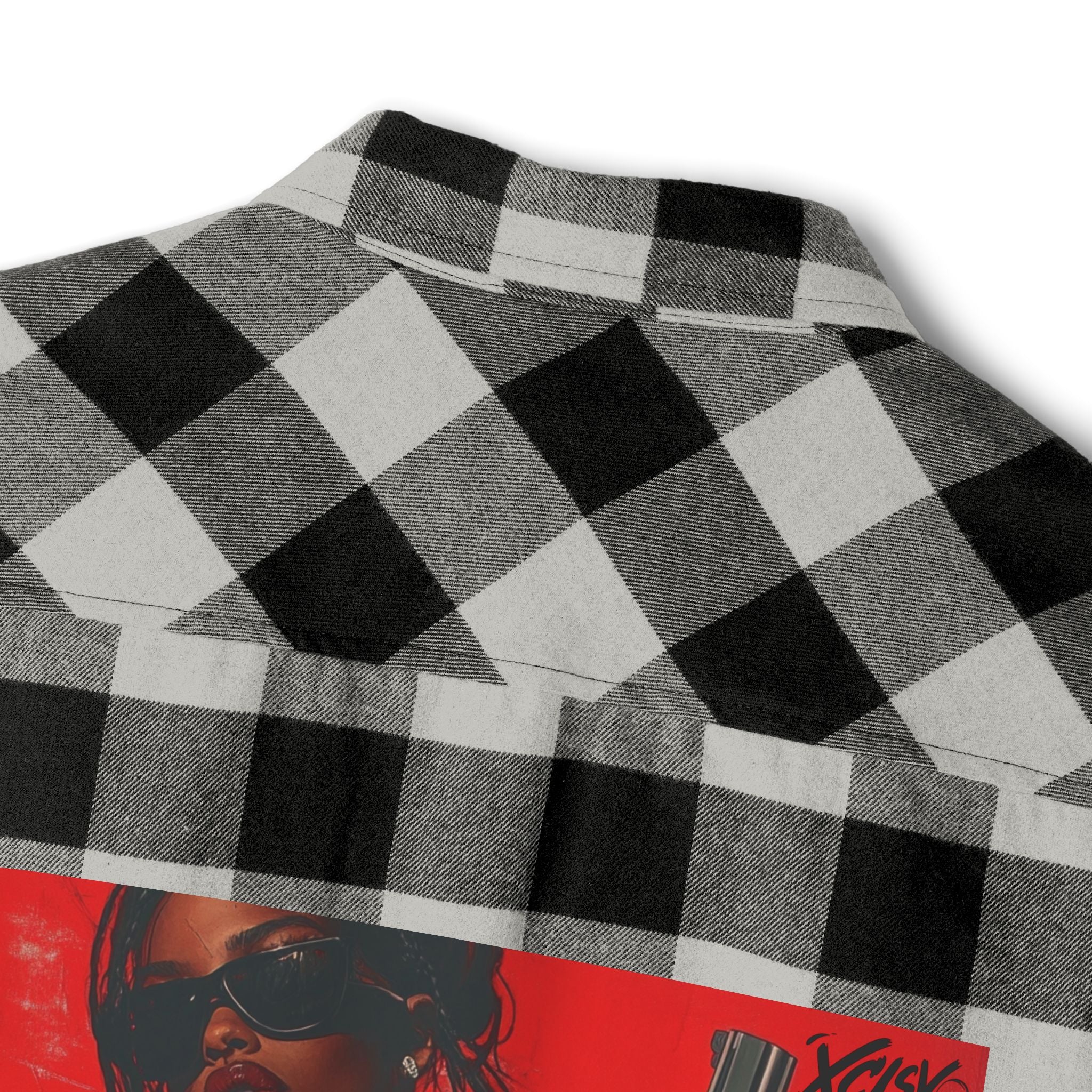 XCLSV La Glock Plaid Flannel Shirt