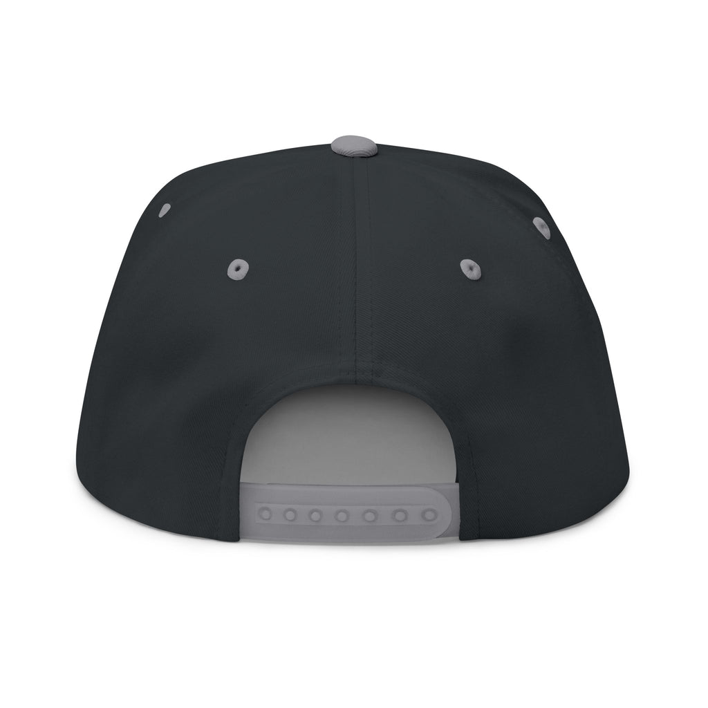 XCLSV Embroidered Flat Bill Cap — Streetwear Snapback with Alien Logo