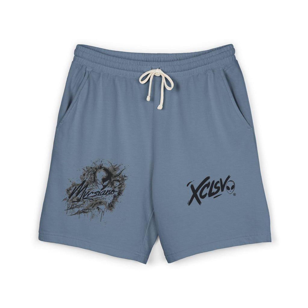 Sweat Shorts — Streetwear Graphic 'XCLSV' Mvrsiano Fleece Lounge Shorts
