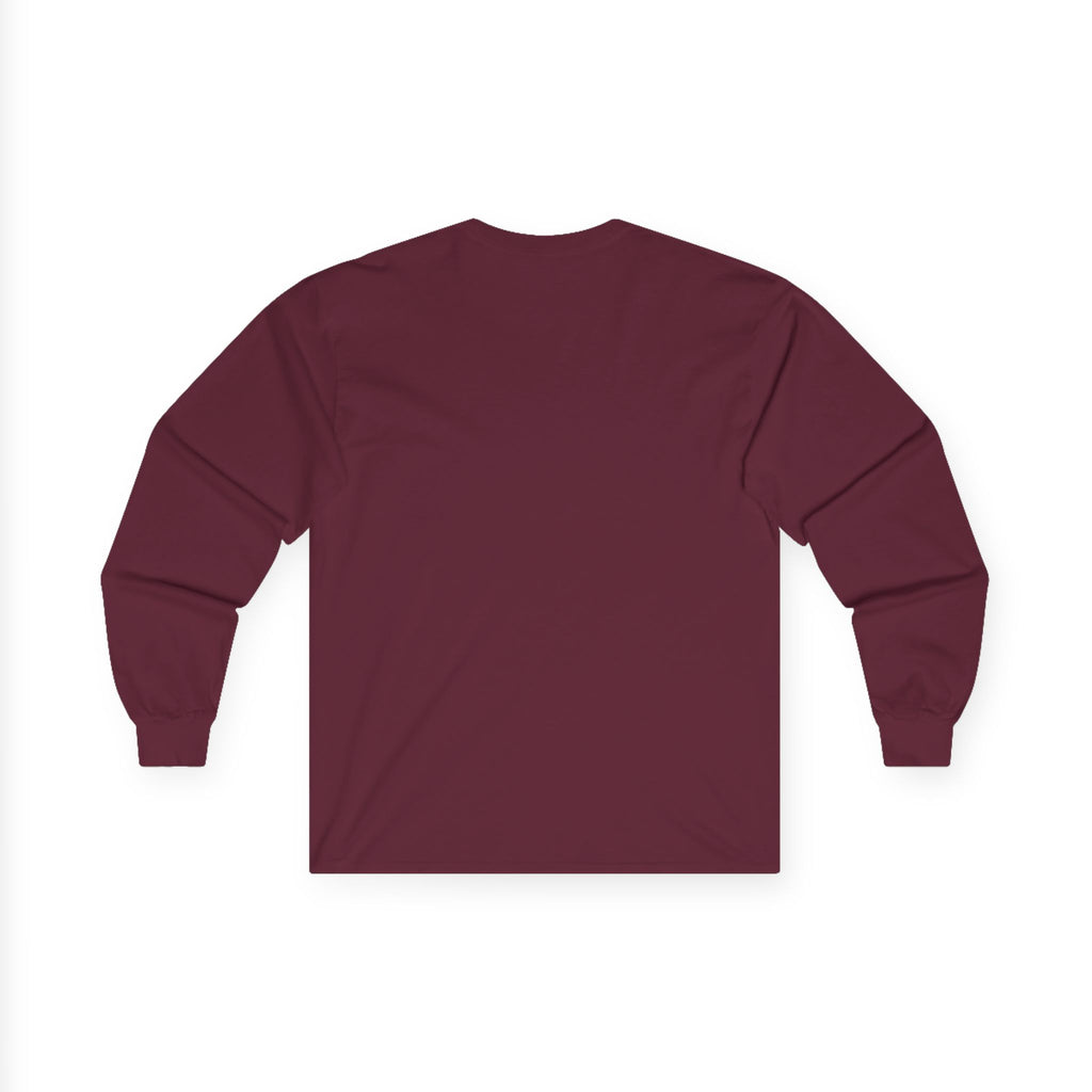 Long Sleeve Tee — Grunge Alien Skull "Mvrsiano" Graphic