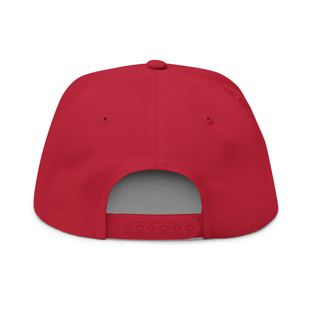 XCLSV Embroidered Flat Bill Cap — Streetwear Snapback with Alien Logo
