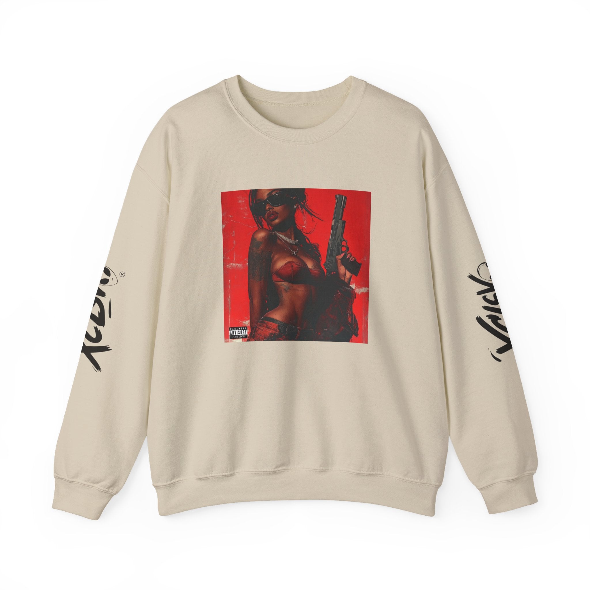 La Glock Crewneck Sweatshirt — XCLSV Graphic