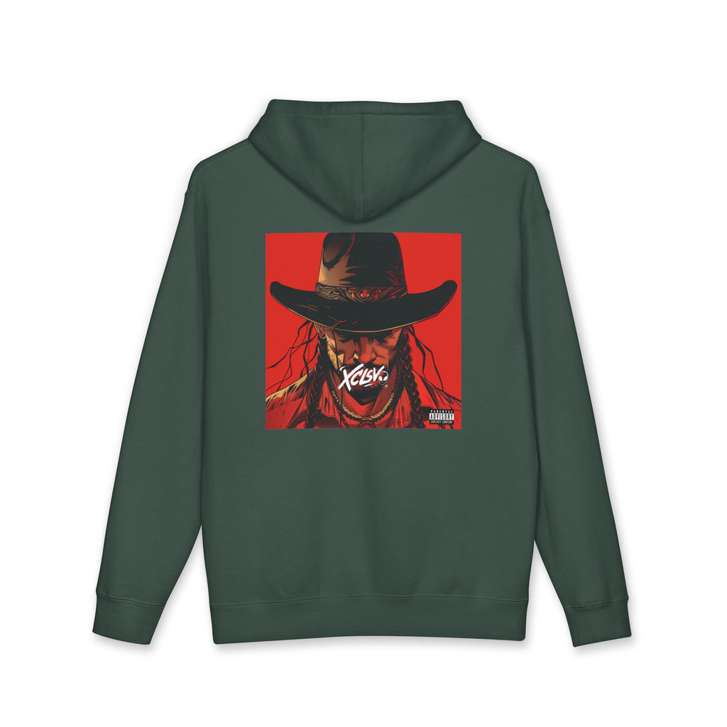 Red Cowboy Hoodie Sweatshirt