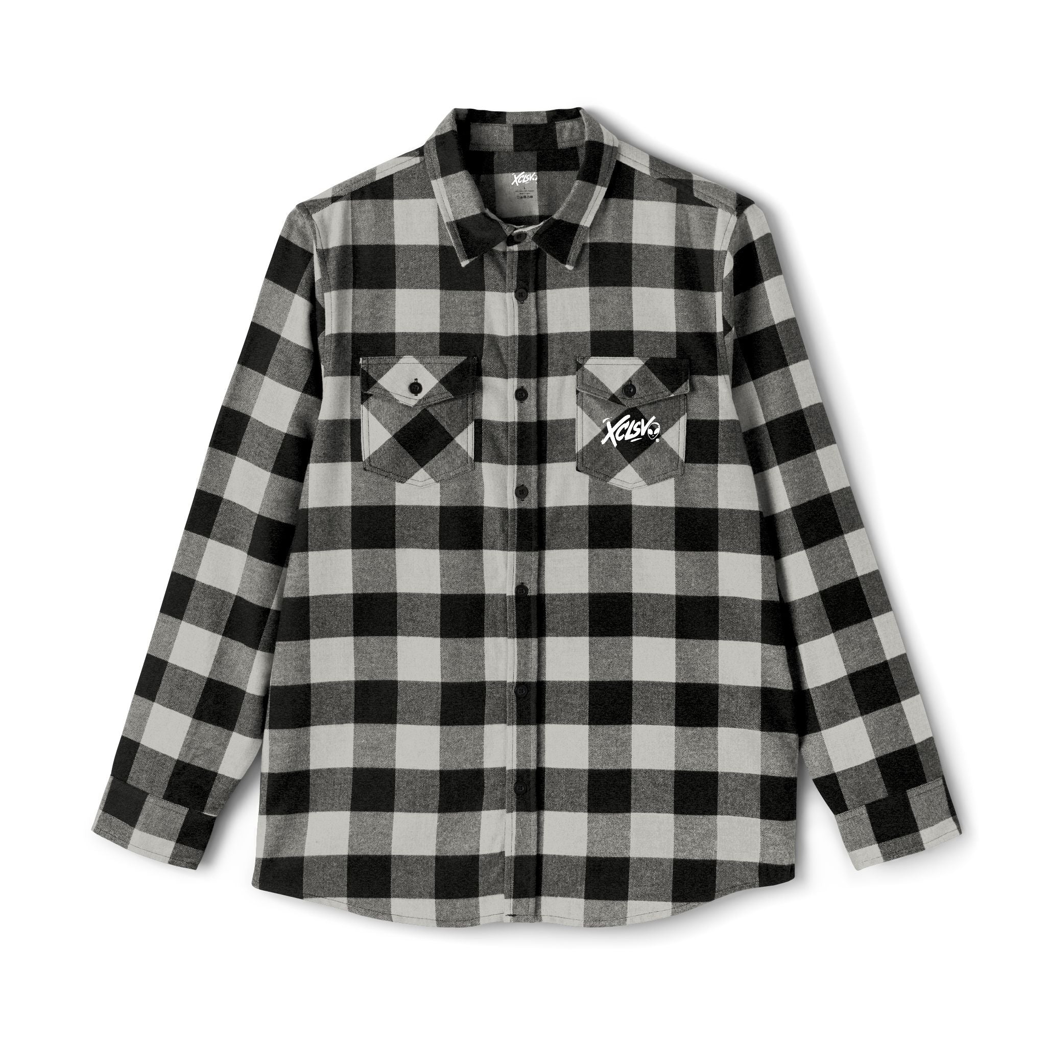 XCLSV La Glock Plaid Flannel Shirt