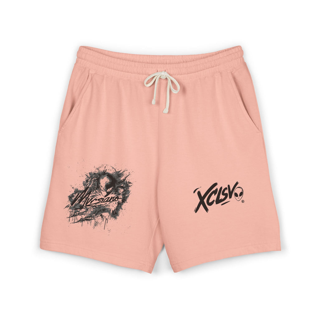 Sweat Shorts — Streetwear Graphic 'XCLSV' Mvrsiano Fleece Lounge Shorts