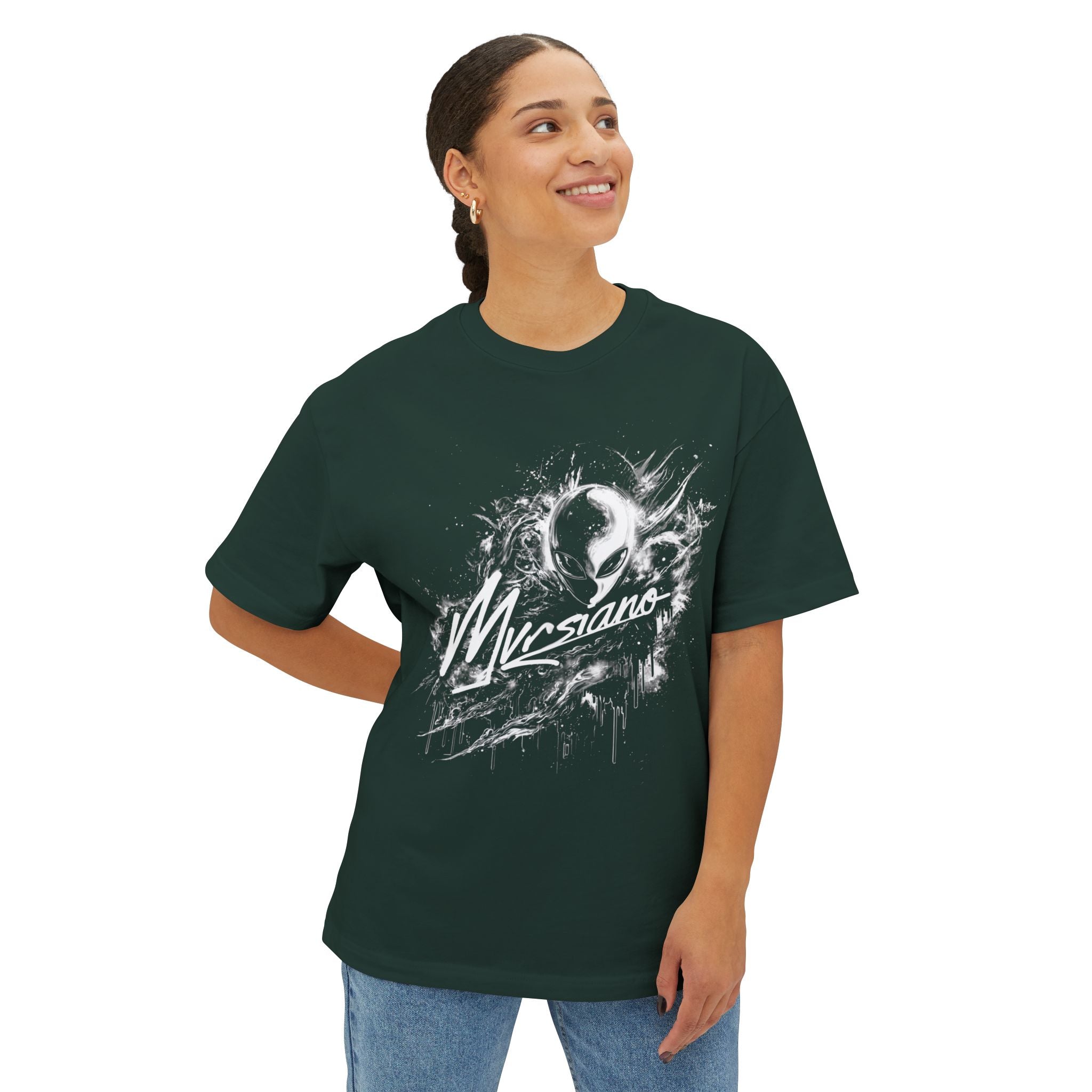Mvrsiano Graffiti Boxy Tee — Streetwear Graphic T‑Shirt