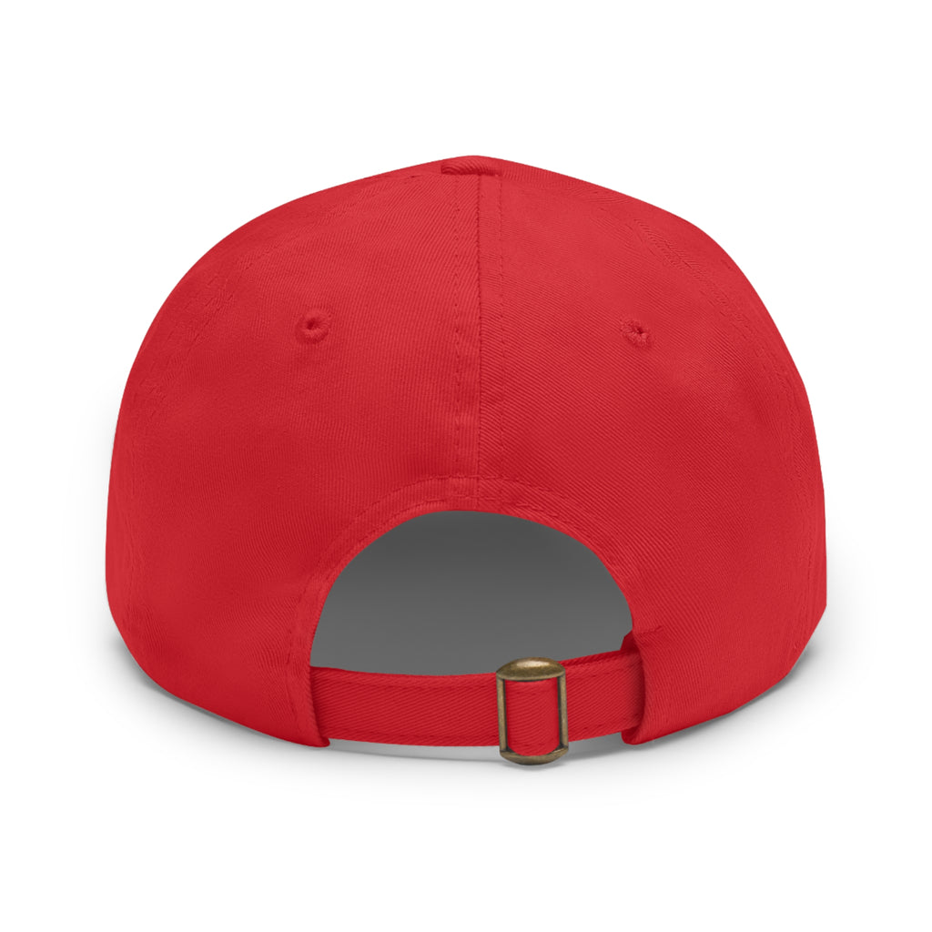 MVRSIANO Western Outlaw Leather Patch Dad Hat