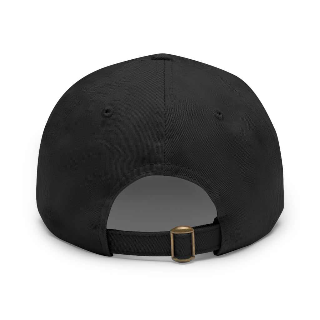MVRSIANO Western Outlaw Leather Patch Dad Hat