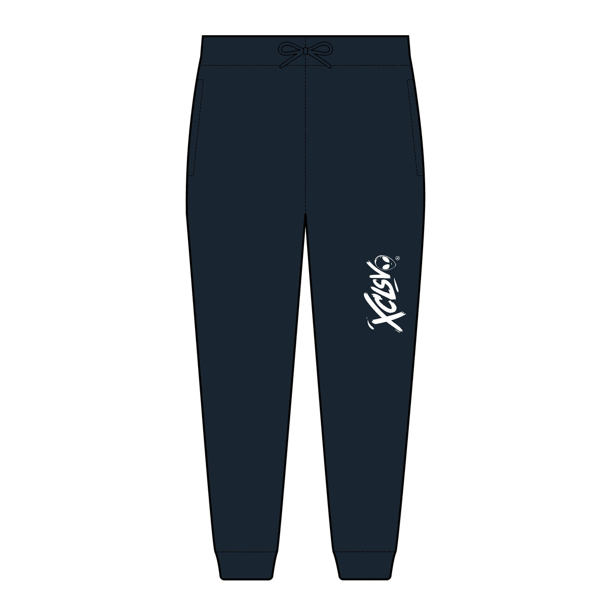 Embroidered XCLSV Joggers — Cozy Unisex Fleece Sweatpants