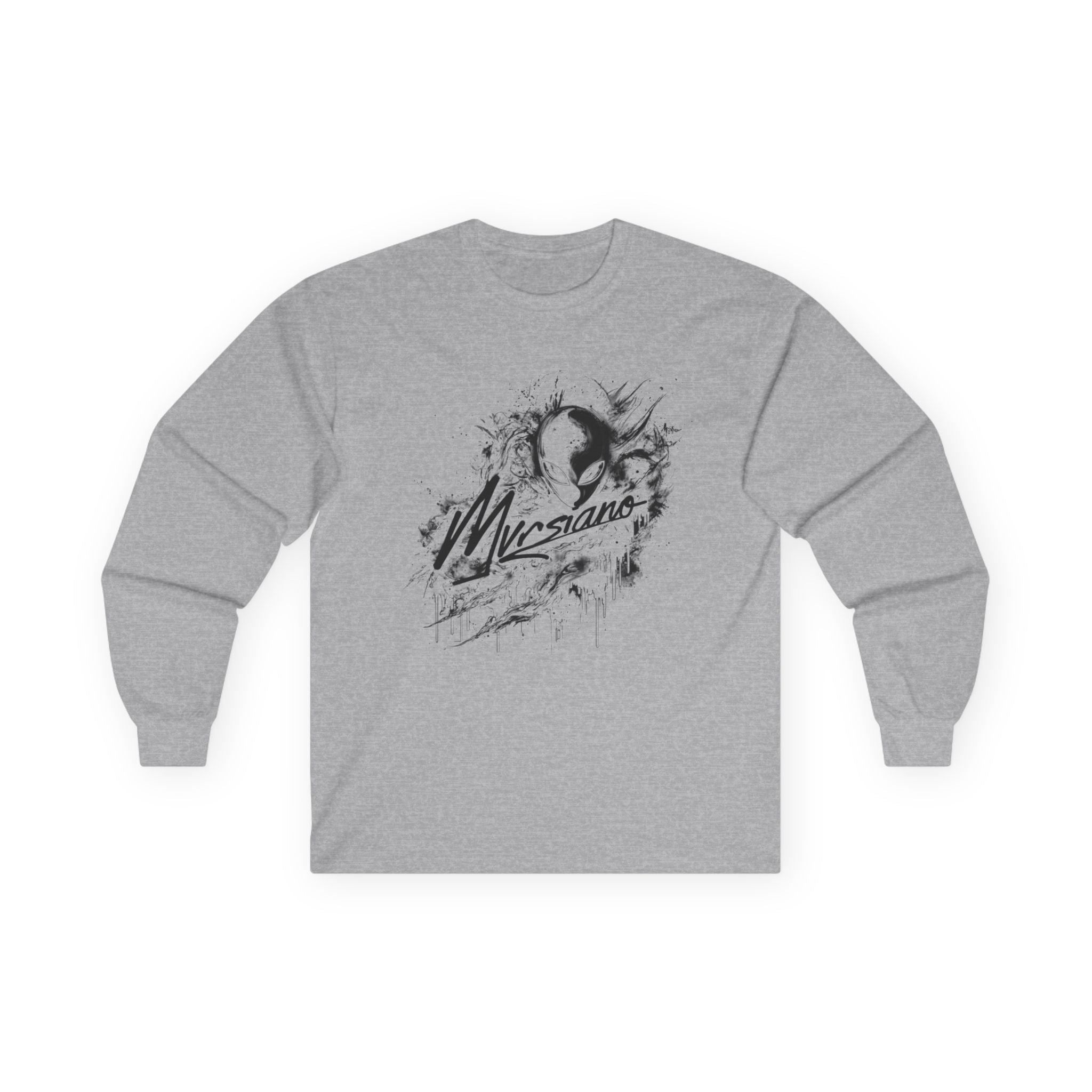 Long Sleeve Tee — 'Mvrsiano' Ink Graphic