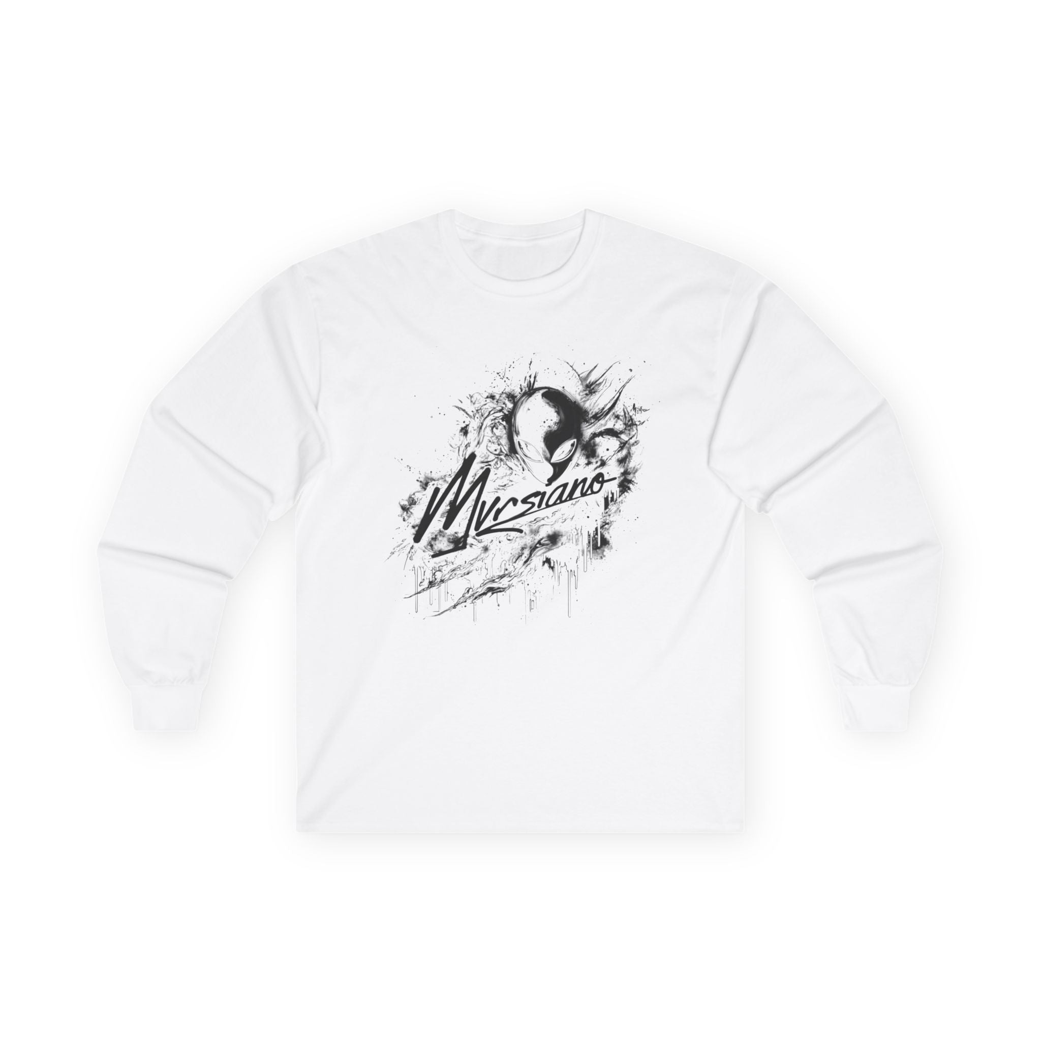Long Sleeve Tee — 'Mvrsiano' Ink Graphic
