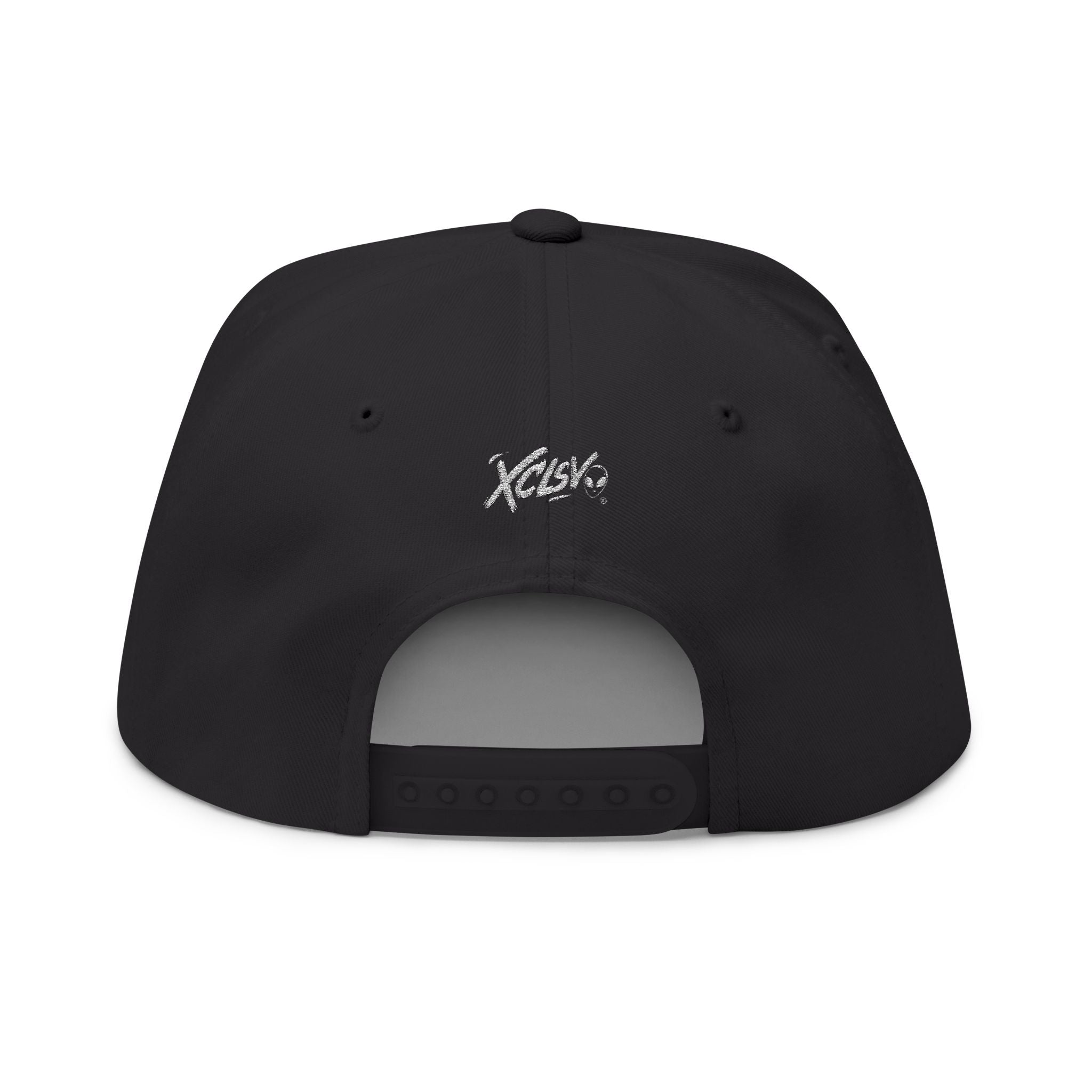 Embroidered Flat Bill Cap — Distressed Mvrsiano Logo Snapback
