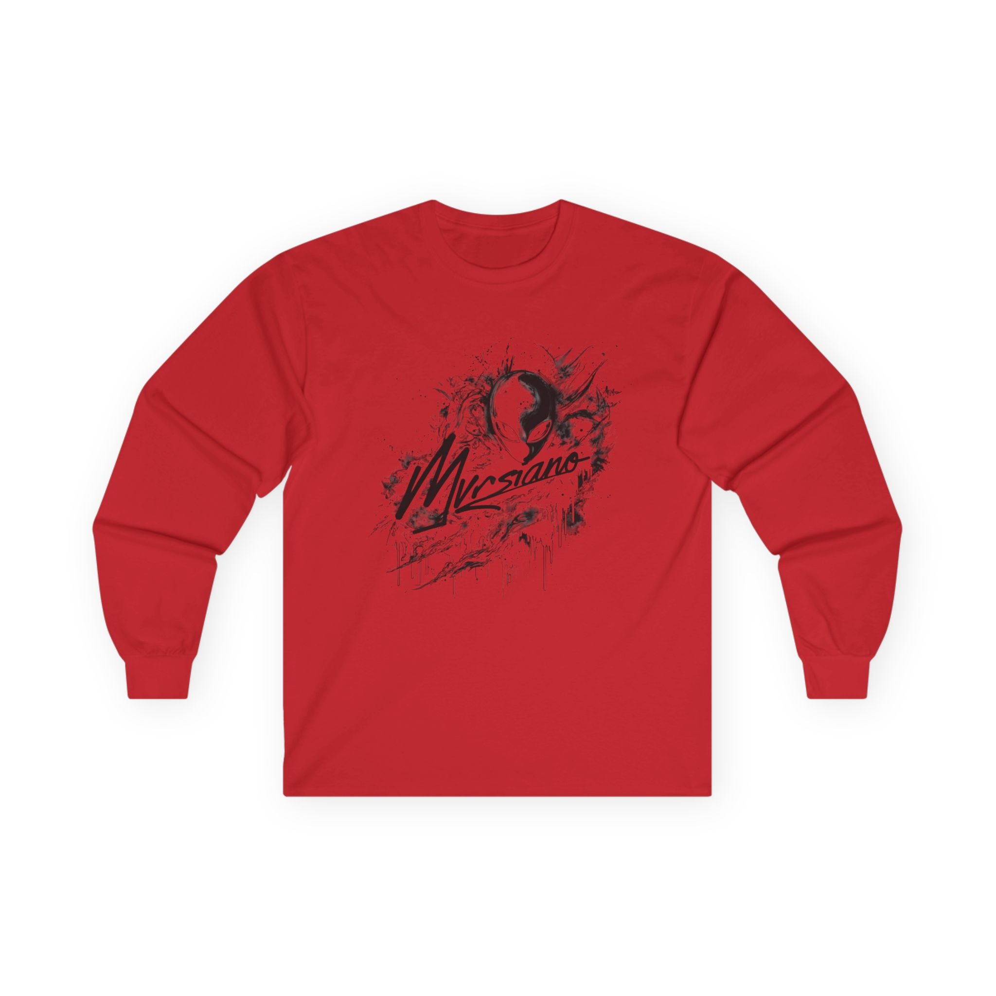 Long Sleeve Tee — 'Mvrsiano' Ink Graphic