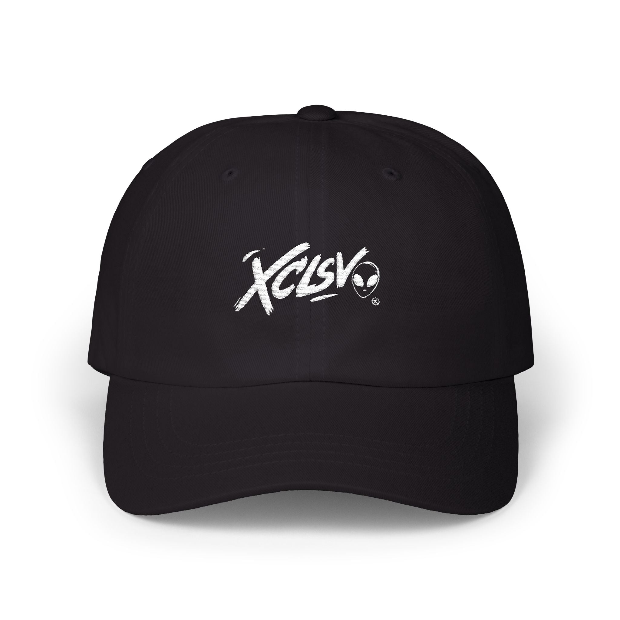 Embroidered 'XCLSV' Classic Dad Cap — Vintage Streetwear Baseball Hat