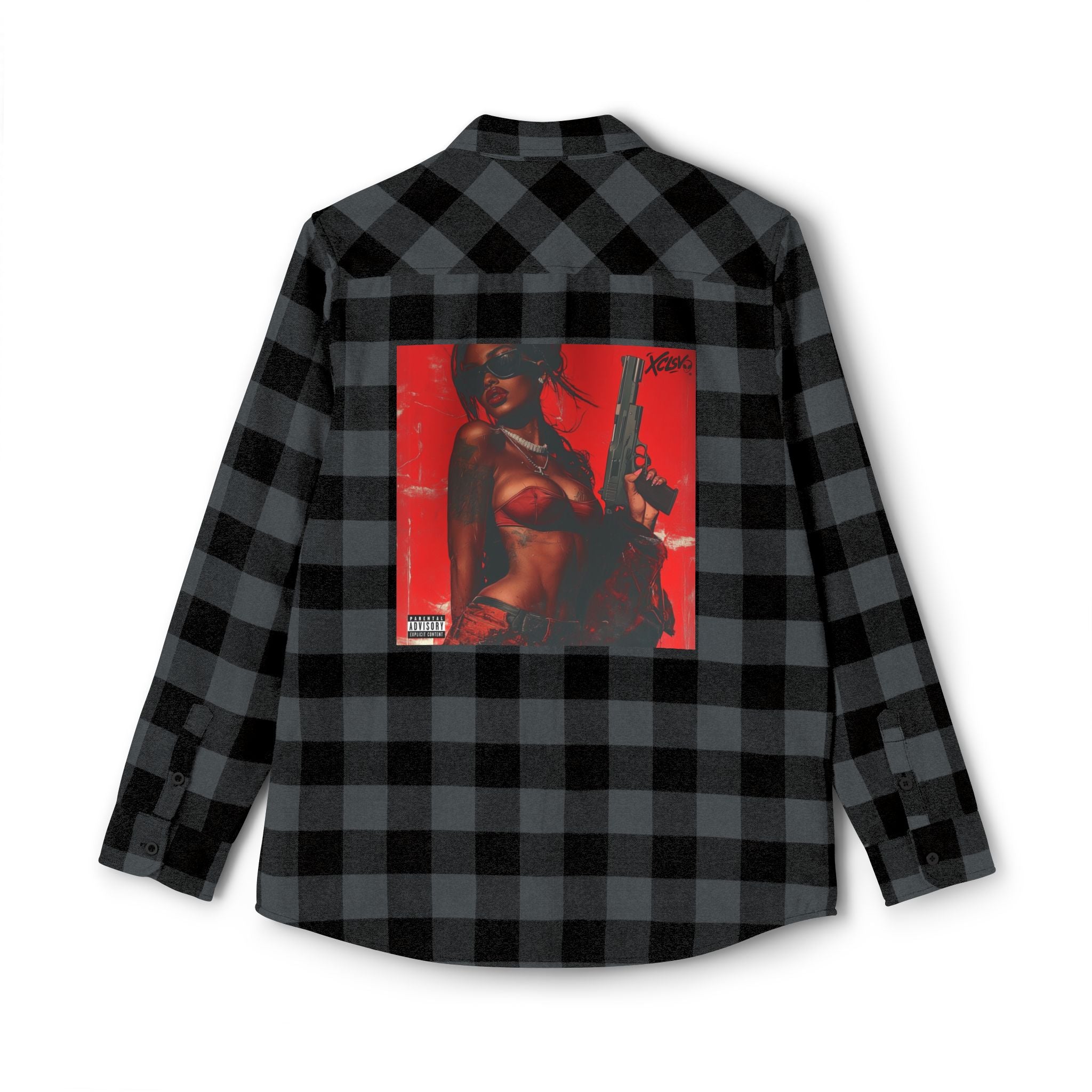 XCLSV La Glock Plaid Flannel Shirt
