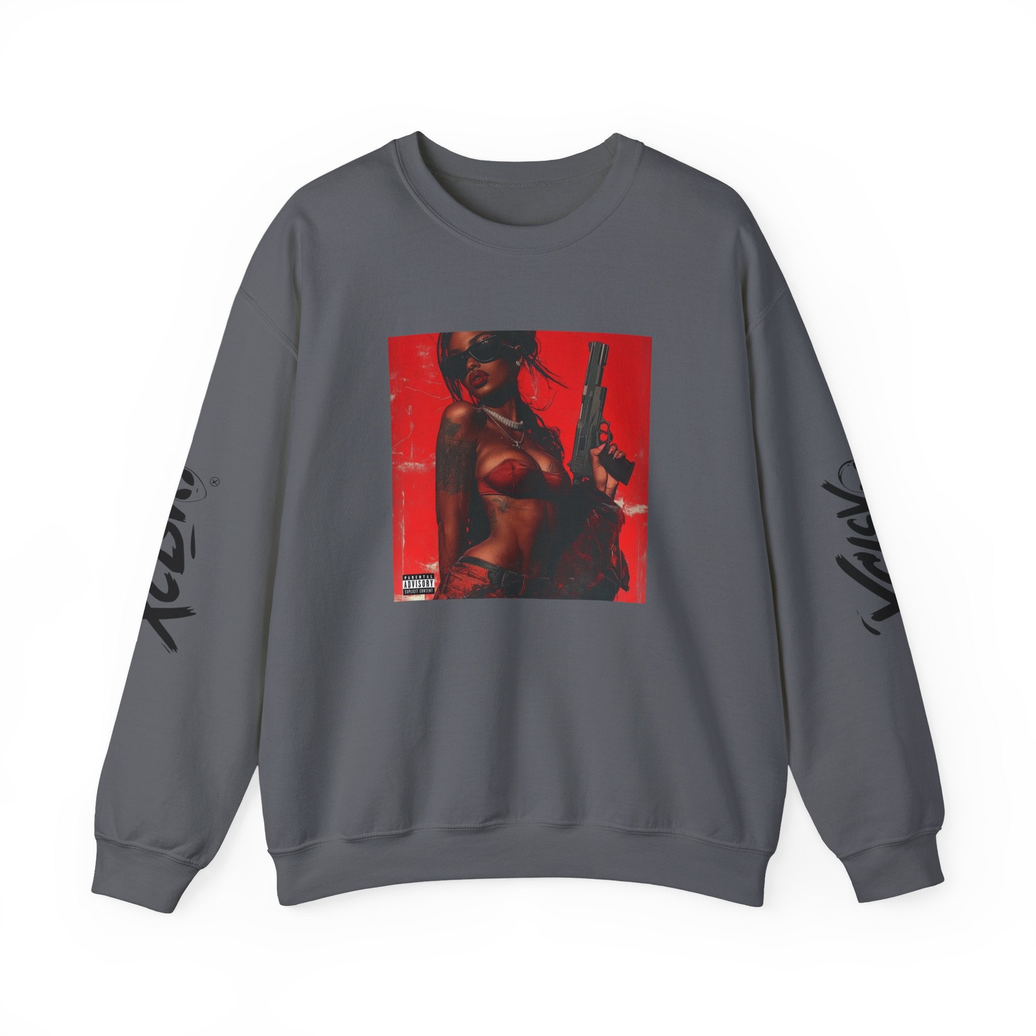 La Glock Crewneck Sweatshirt — XCLSV Graphic