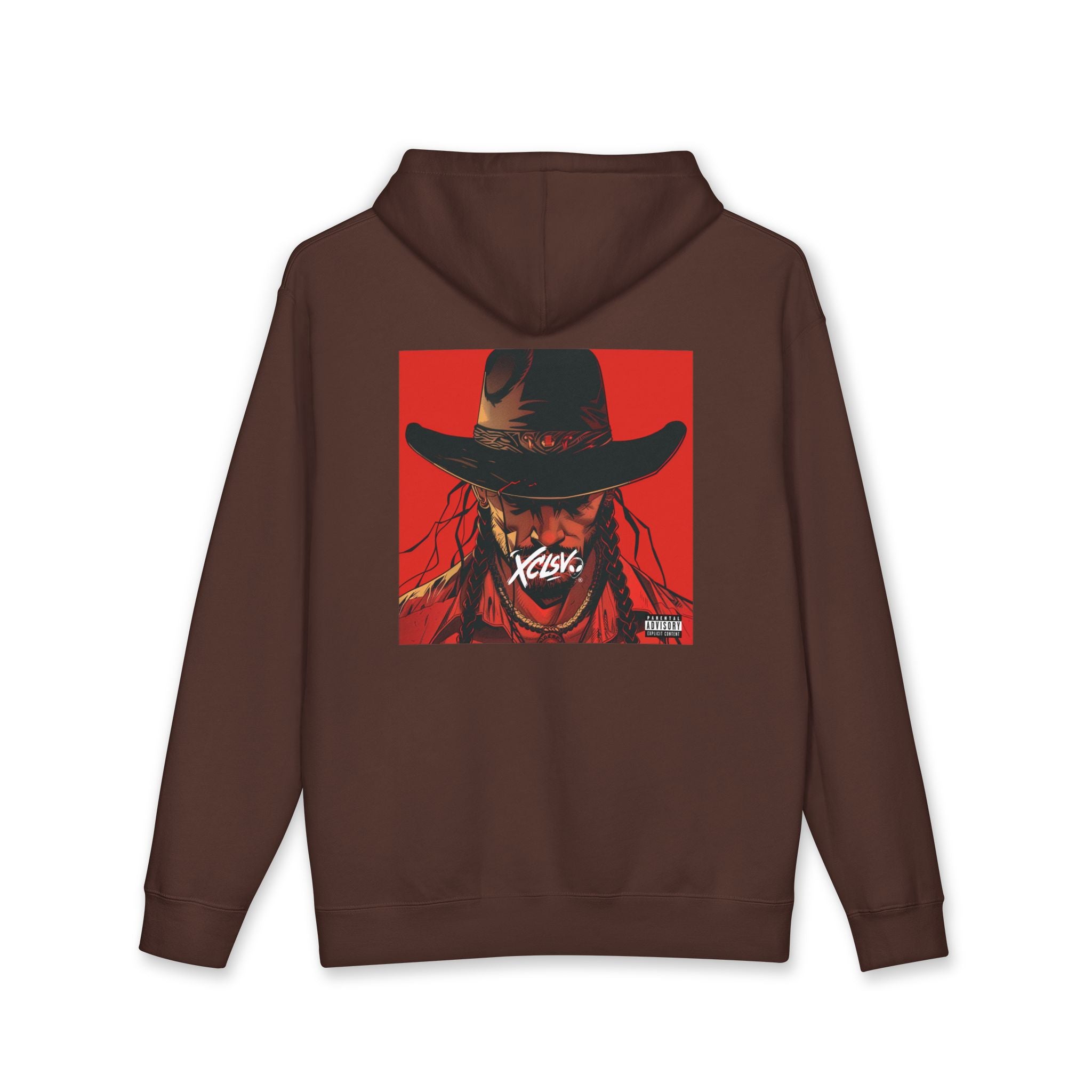 Red Cowboy Hoodie Sweatshirt