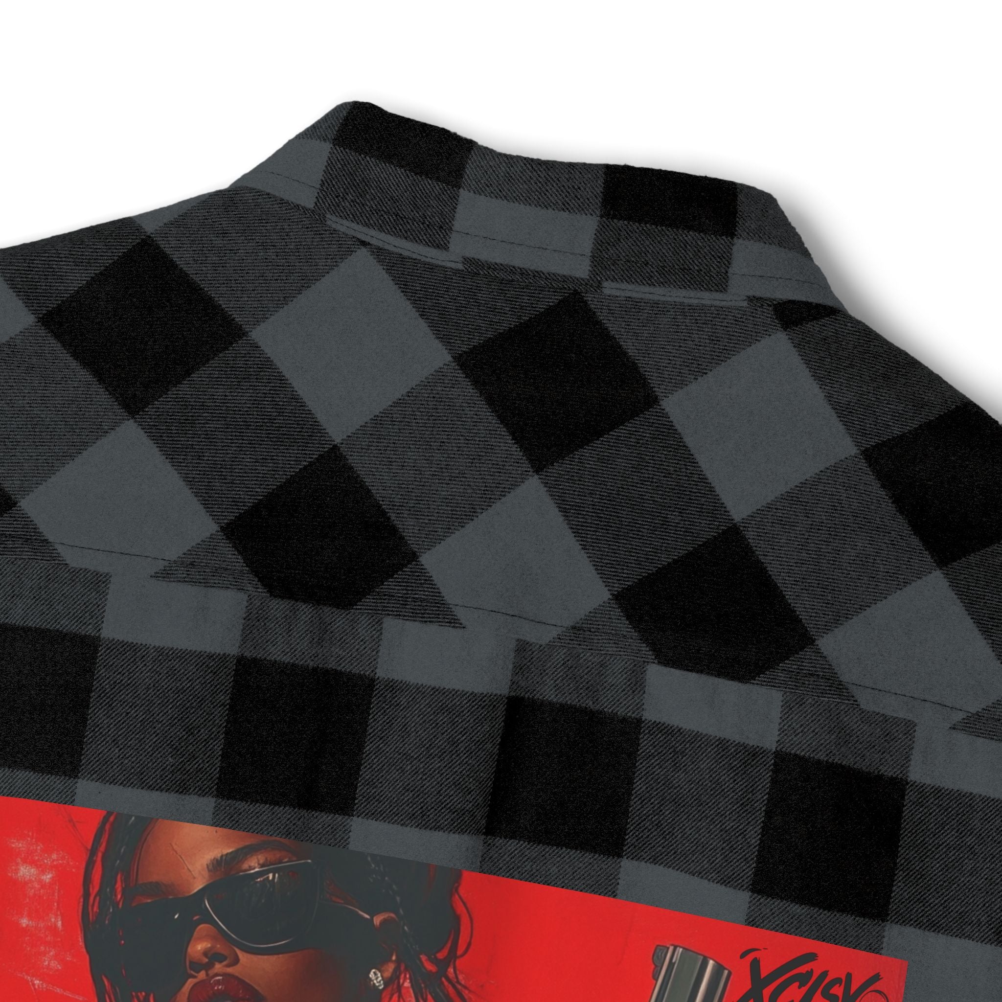 XCLSV La Glock Plaid Flannel Shirt