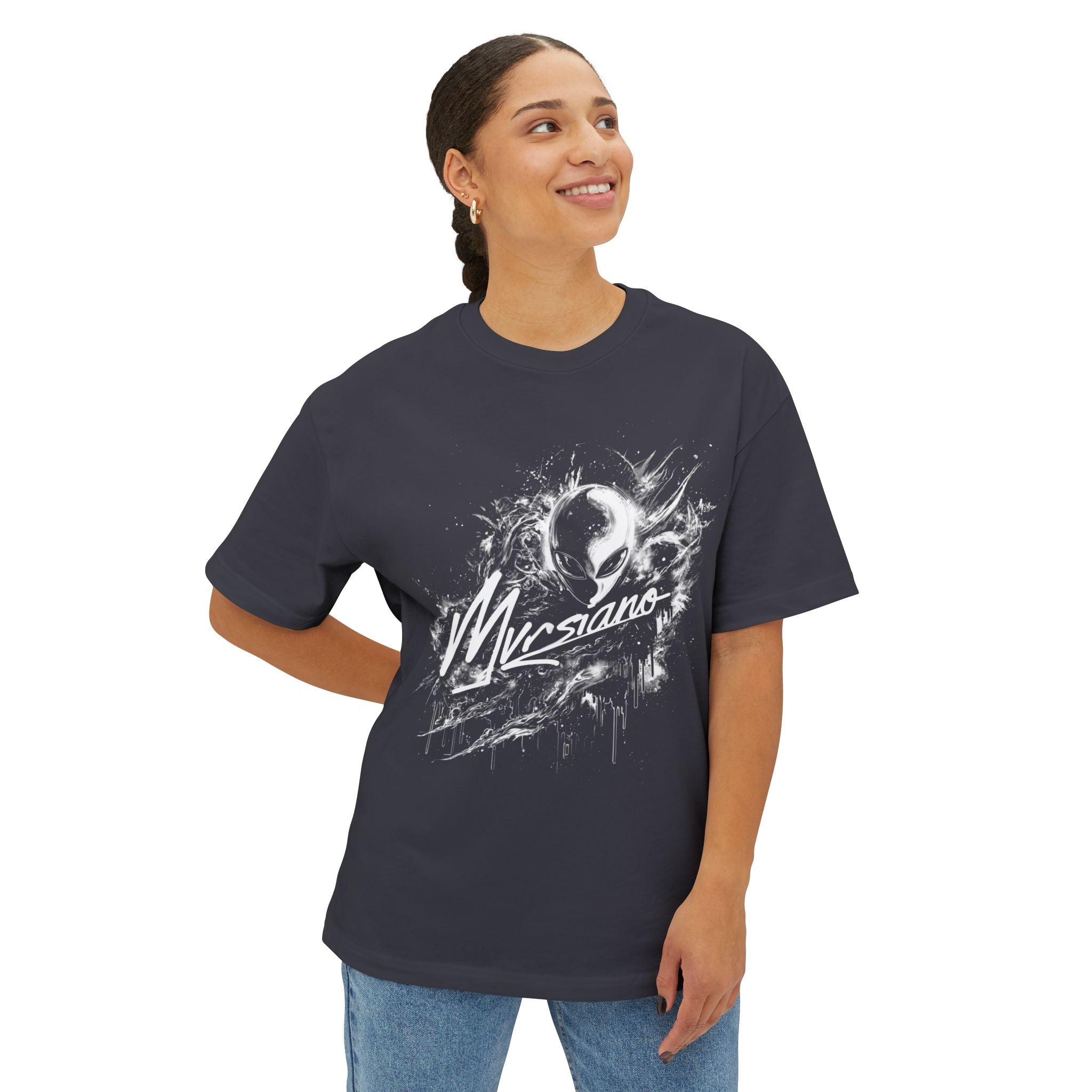 Mvrsiano Graffiti Boxy Tee — Streetwear Graphic T‑Shirt