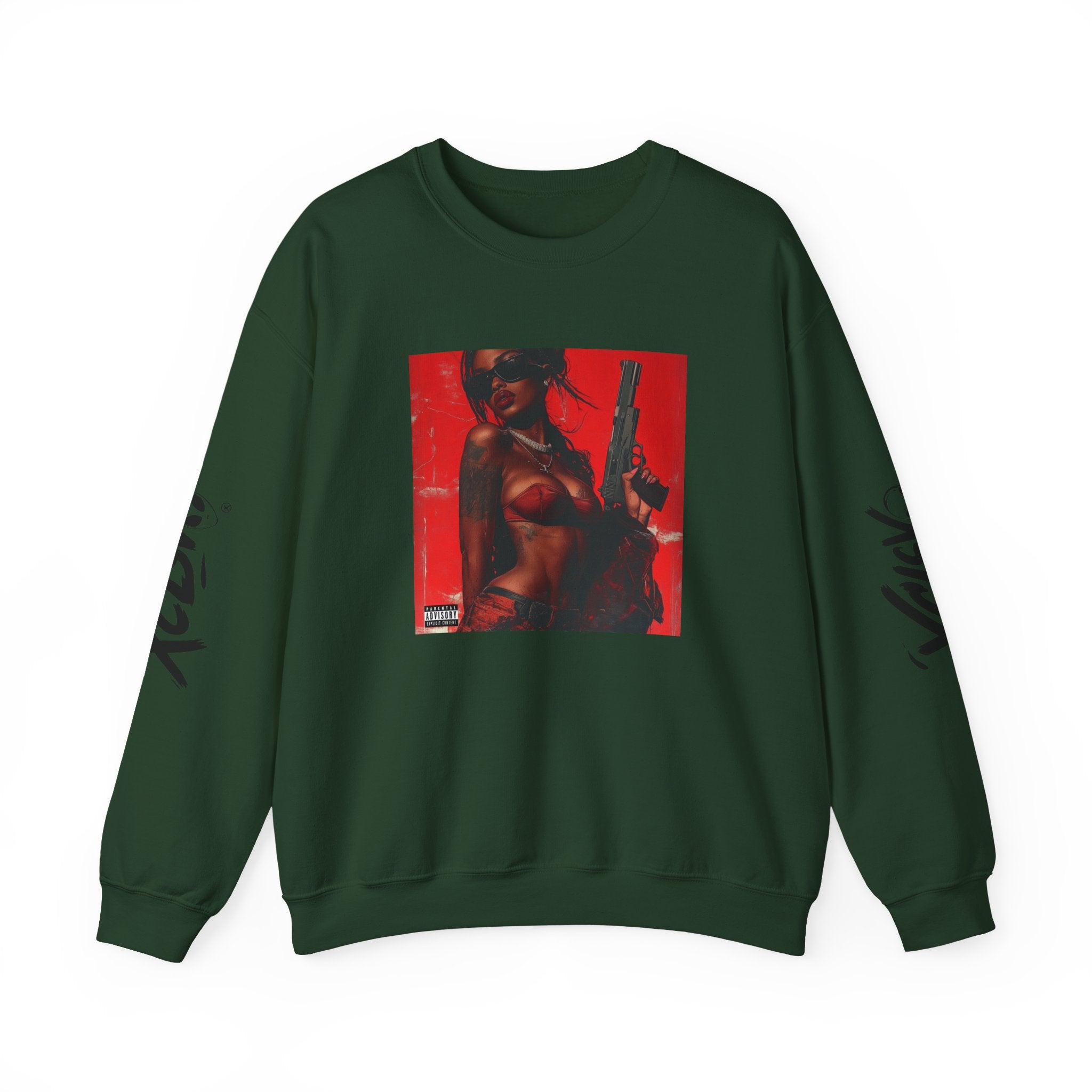 La Glock Crewneck Sweatshirt — XCLSV Graphic