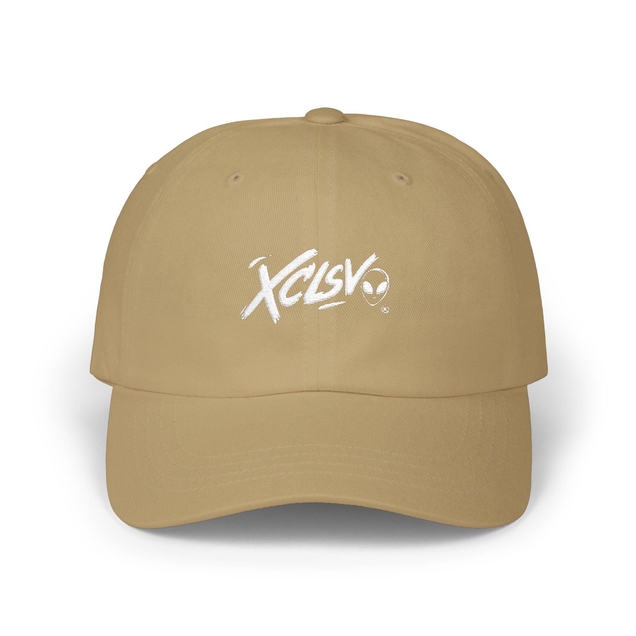 Embroidered 'XCLSV' Classic Dad Cap — Vintage Streetwear Baseball Hat