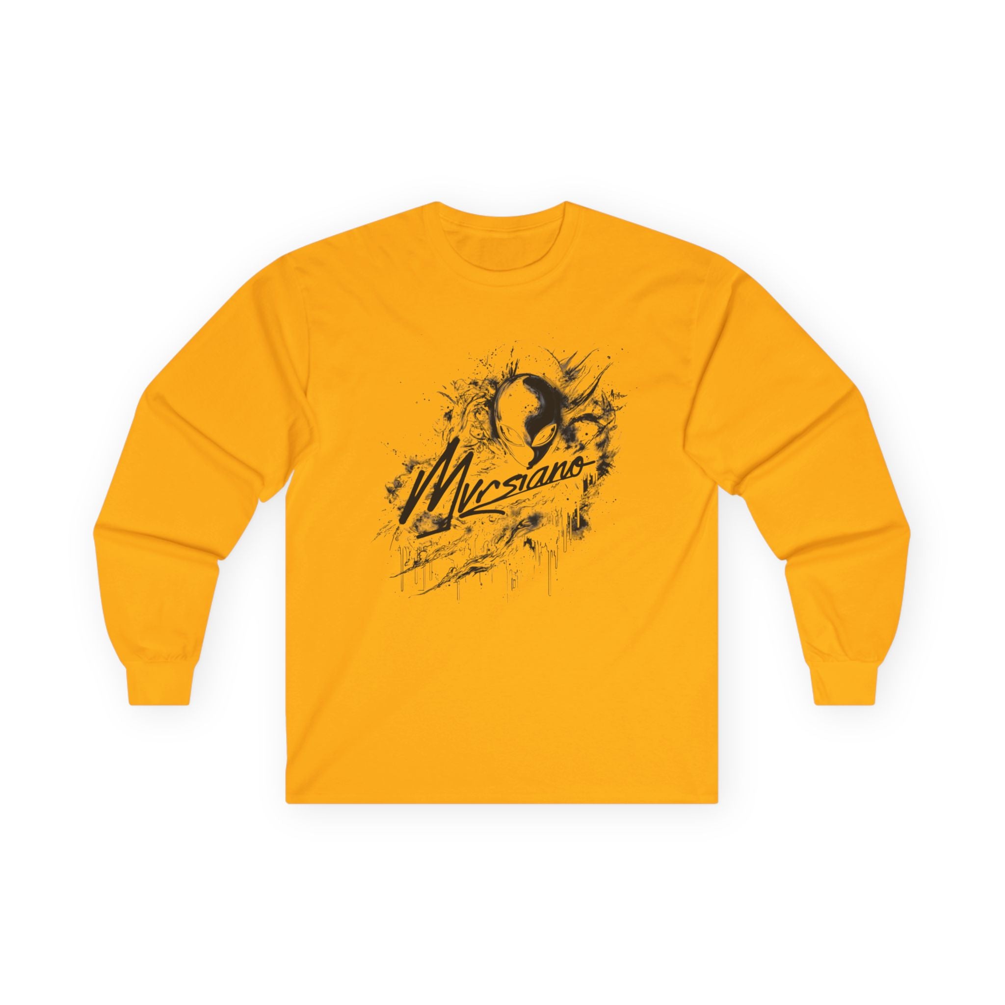 Long Sleeve Tee — 'Mvrsiano' Ink Graphic