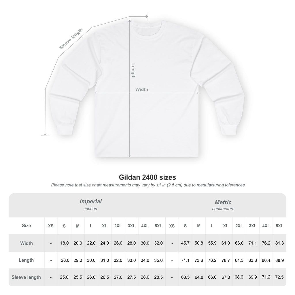 Long Sleeve Tee — 'Mvrsiano' Ink Graphic