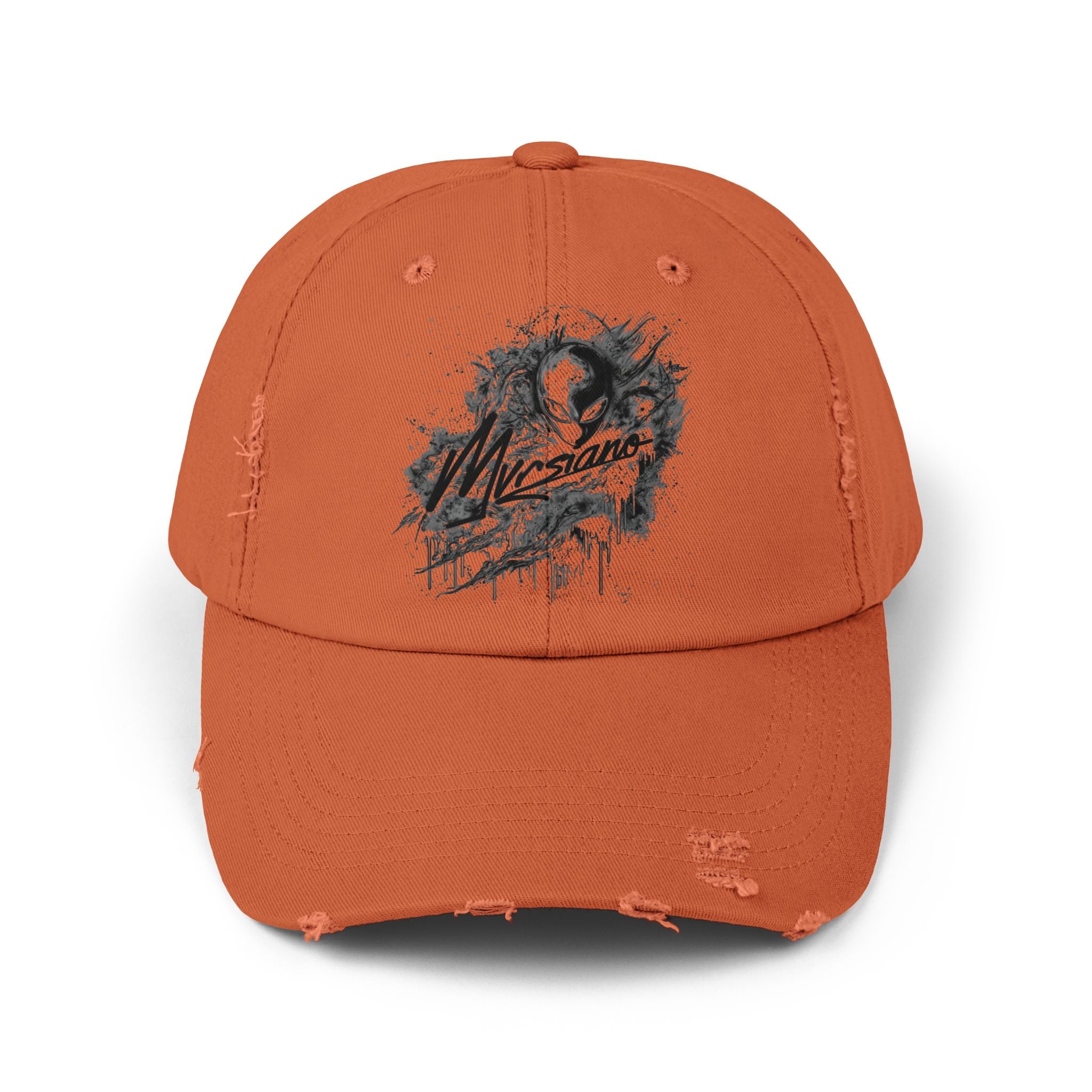 Distressed Mvrsiano Baseball Cap – Grunge Dad Hat