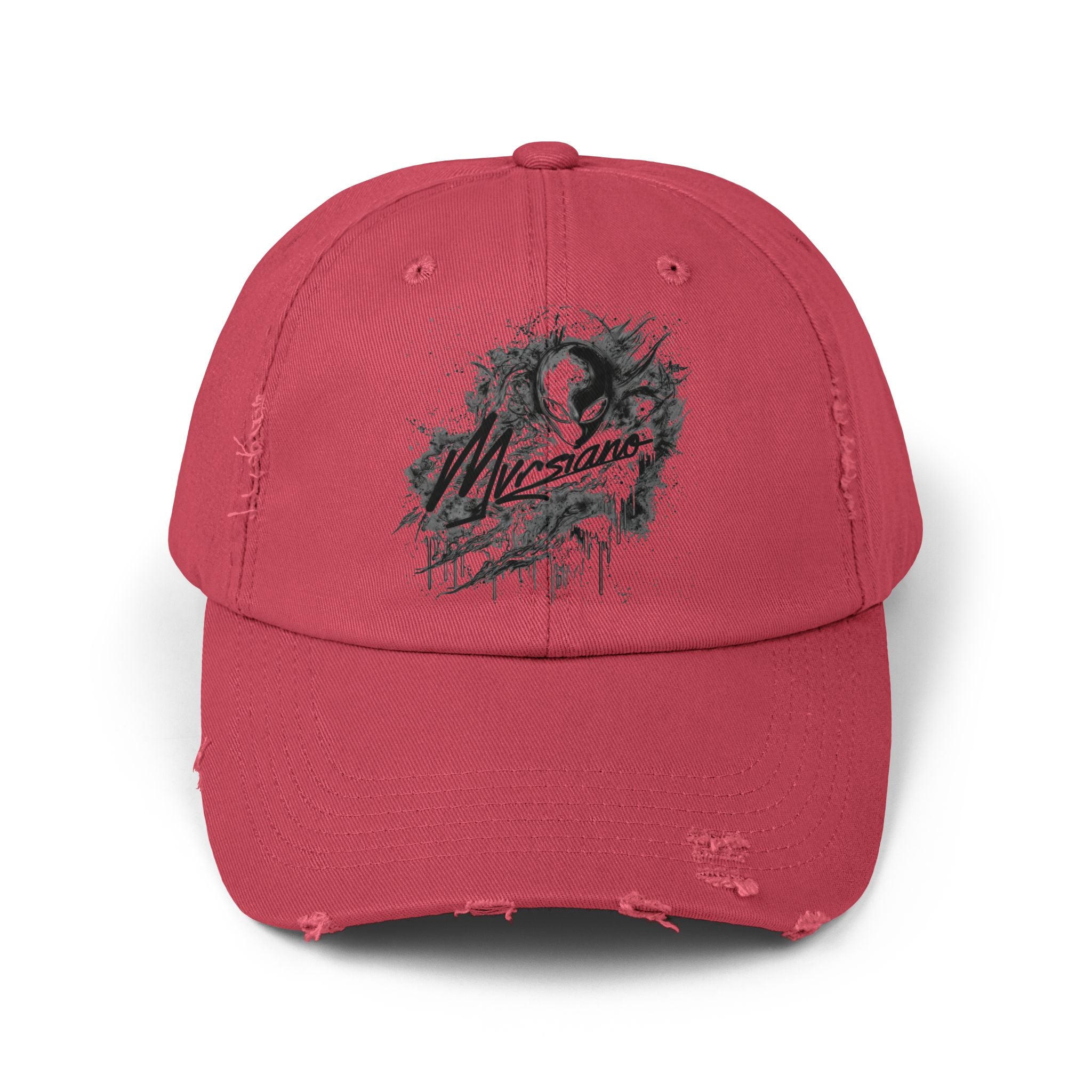 Distressed Mvrsiano Baseball Cap – Grunge Dad Hat