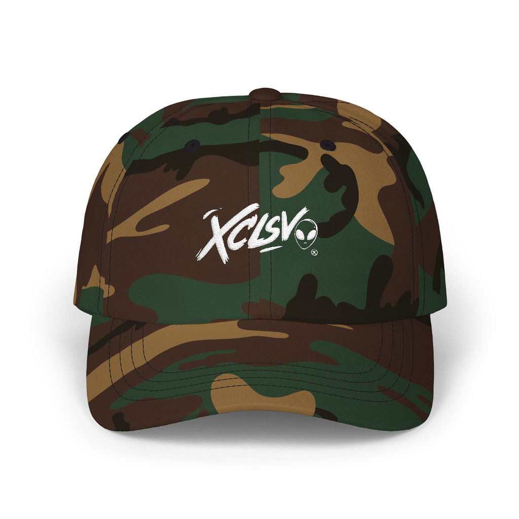 Embroidered 'XCLSV' Classic Dad Cap — Vintage Streetwear Baseball Hat
